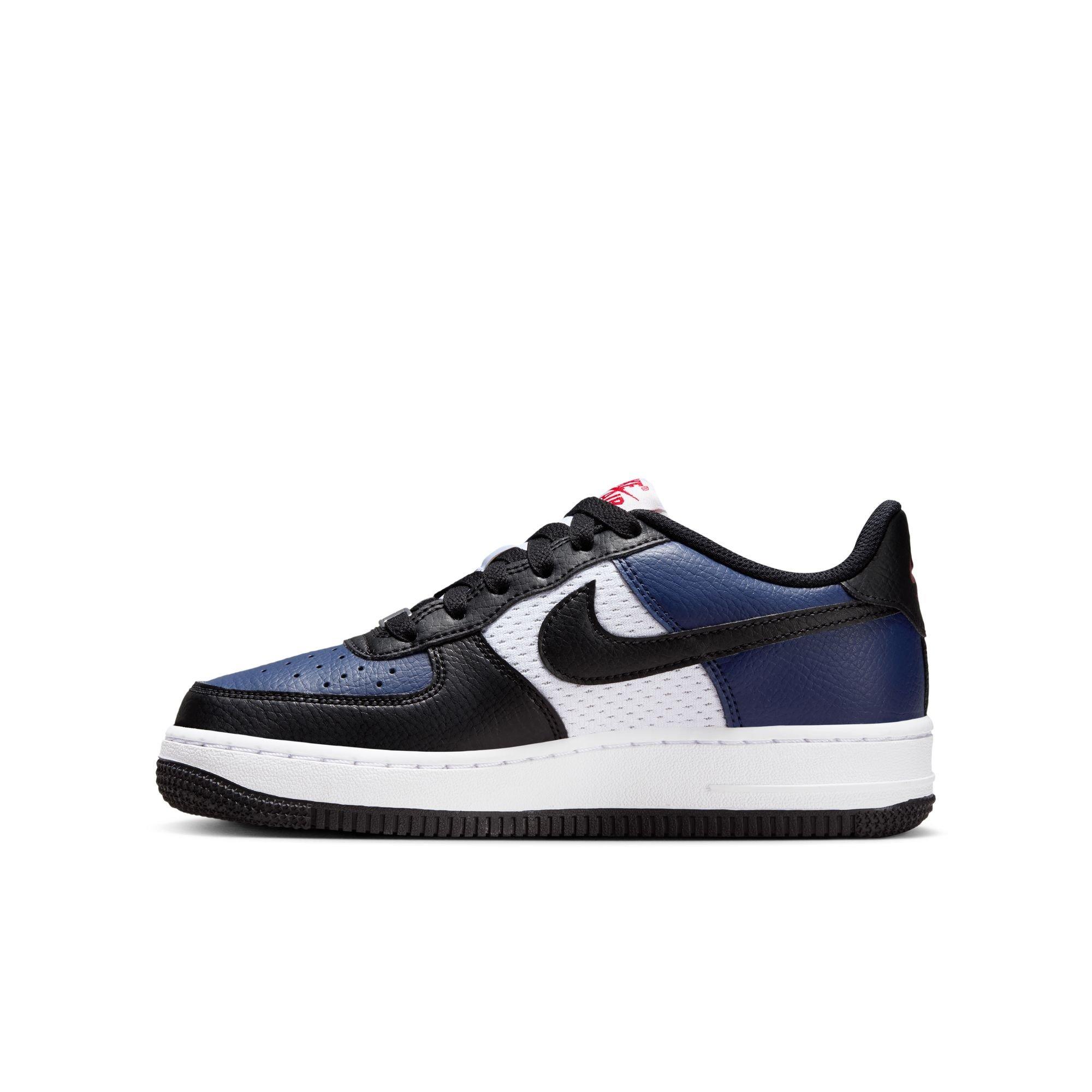 Nike Air Force 1 Grade School Boys' "Midnight Navy/Black/White/University Red" Shoe