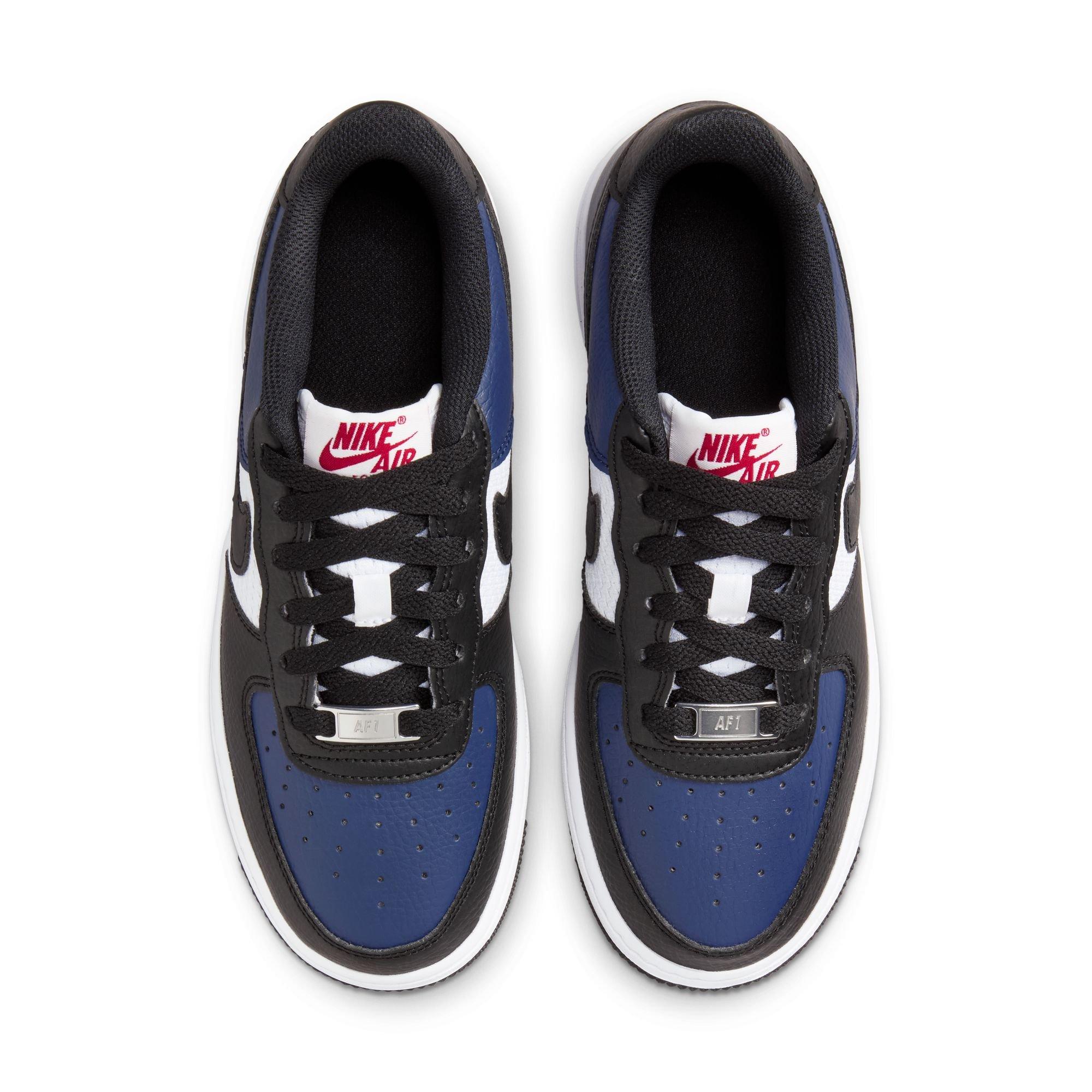 Nike Air Force 1 "Midnight Navy/Black/White/University Red" Grade School Boys' Shoe - NAVY/BLACK Thumbnail View 6