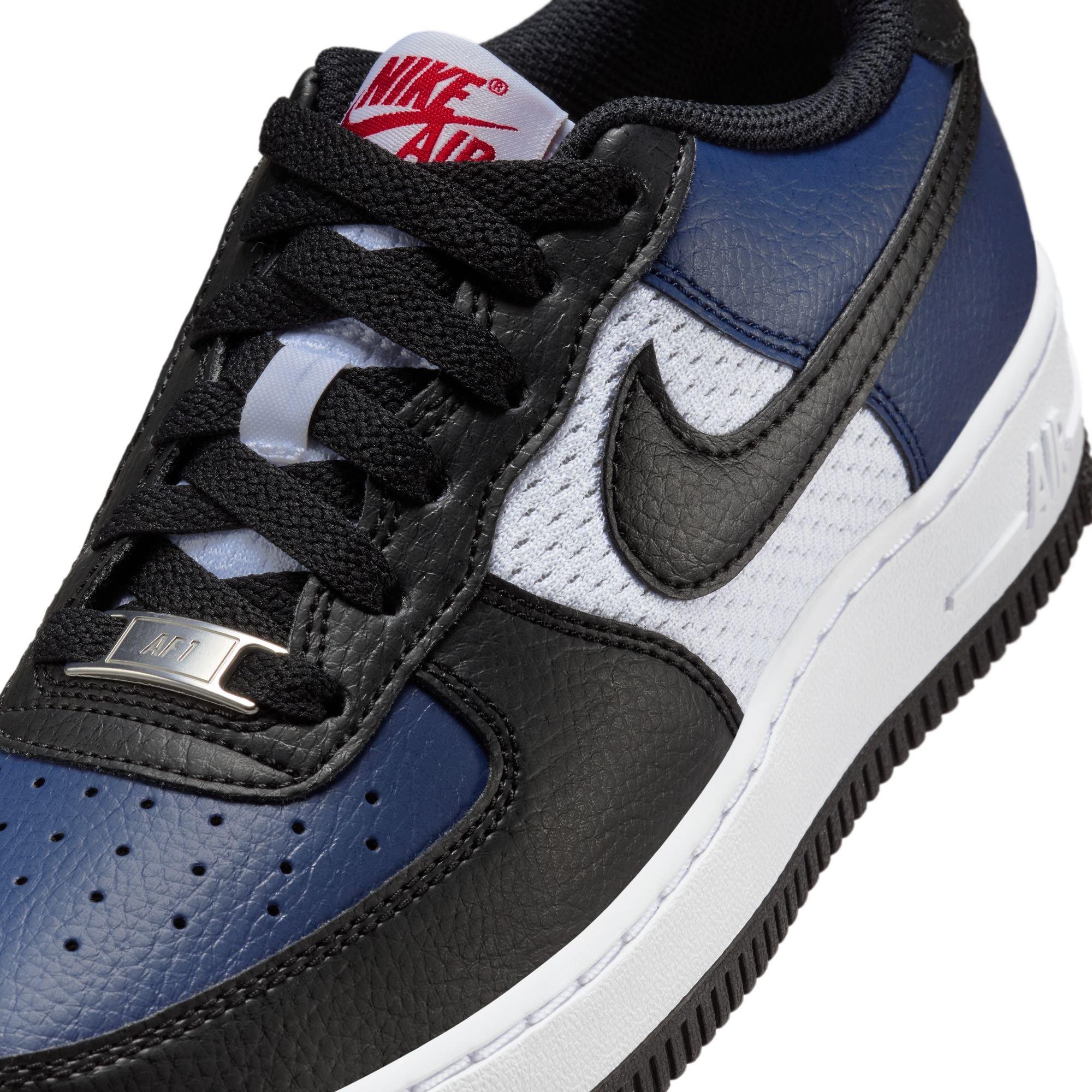 Nike Air Force 1 Grade School Boys' "Midnight Navy/Black/White/University Red" Shoe