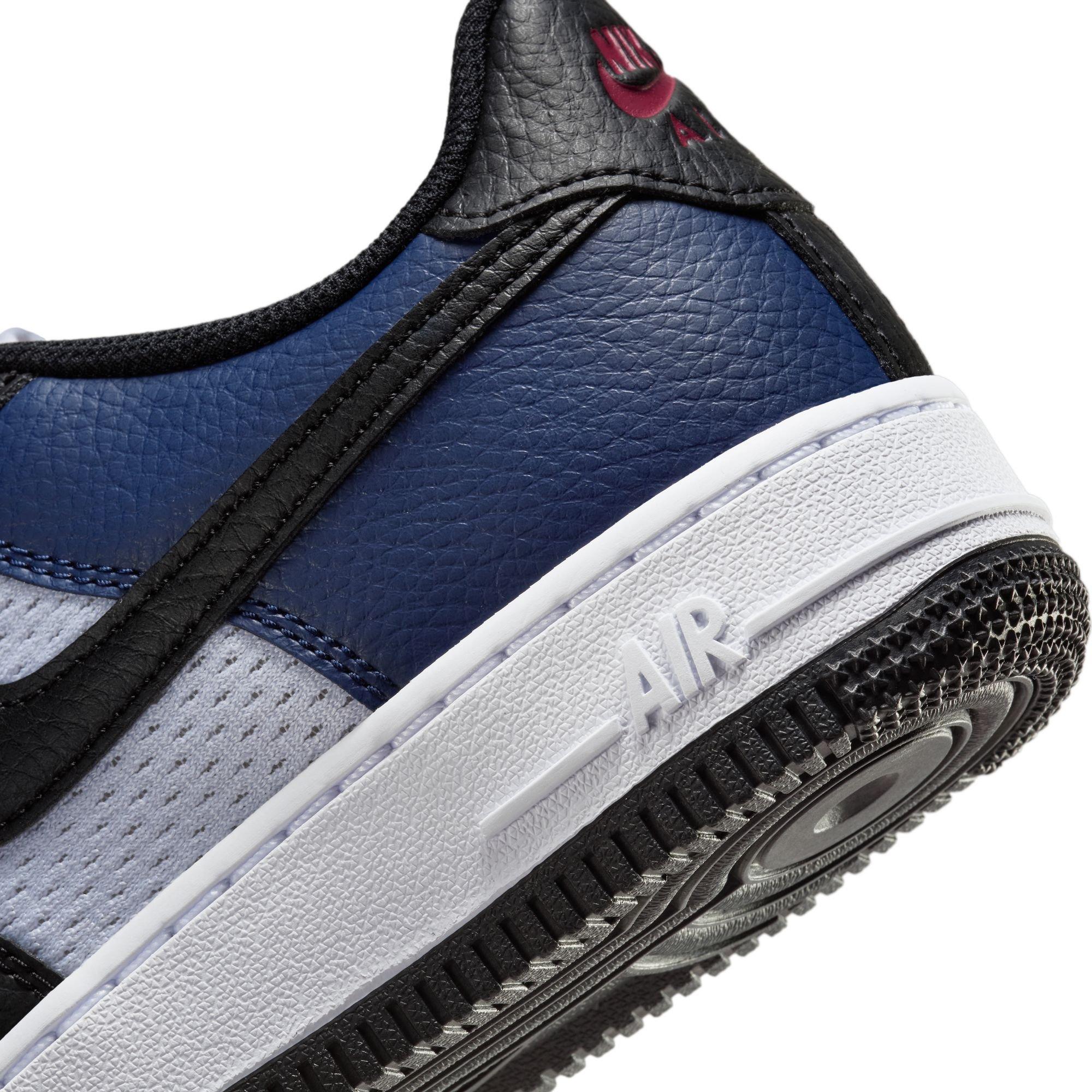 Nike Air Force 1 Grade School Boys' "Midnight Navy/Black/White/University Red" Shoe