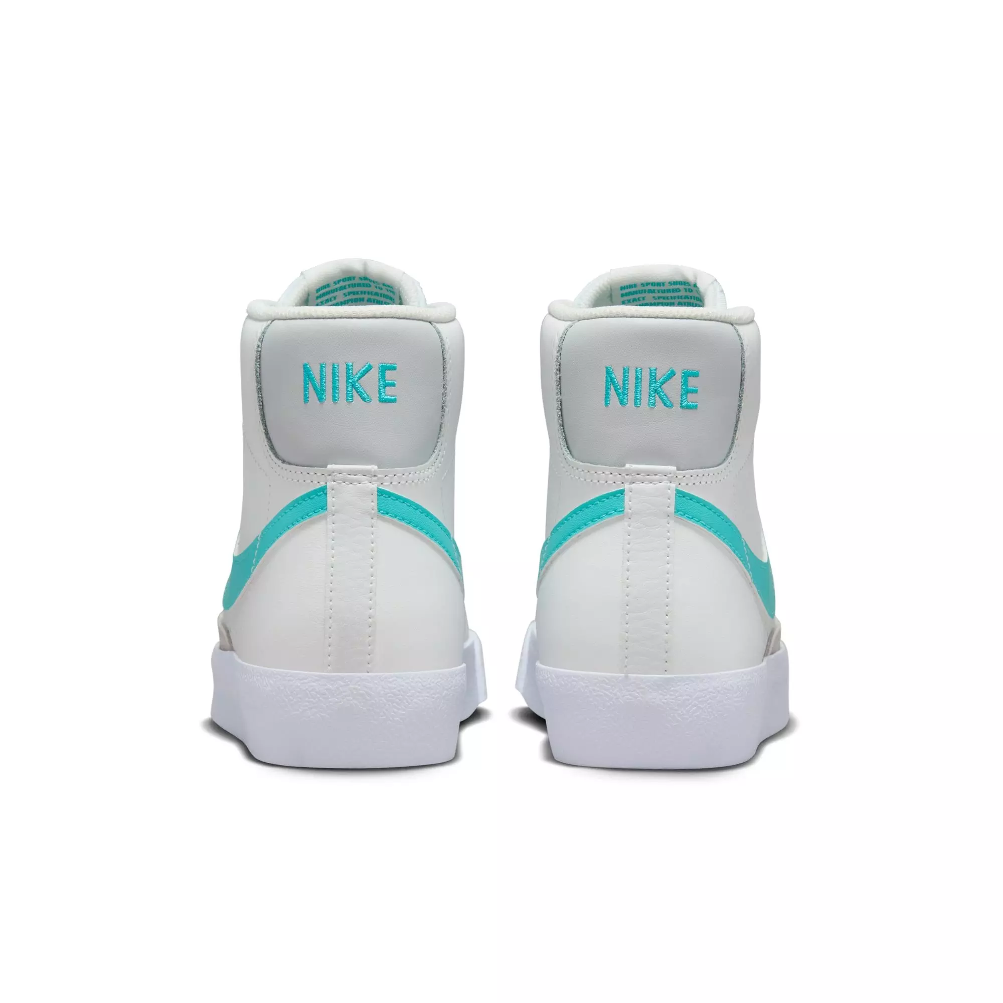 Nike Blazer Mid '77 "Summit White/Dusty Cactus/White" Grade School Boys' Shoe - WHITE/GREEN