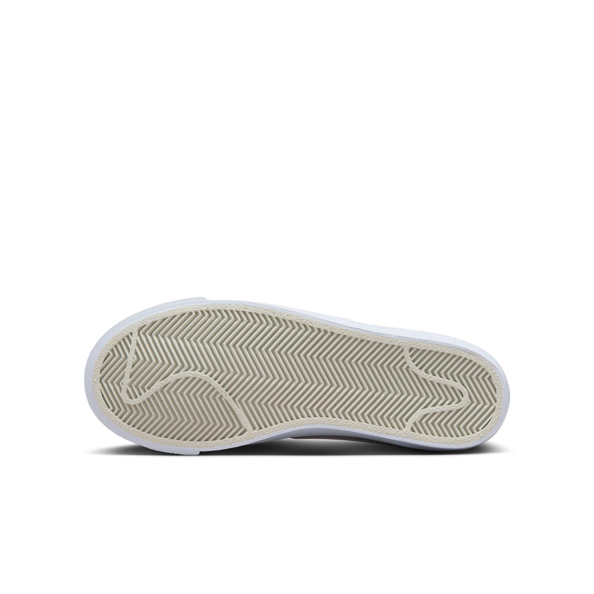 Nike Blazer Mid '77 "Summit White/Dusty Cactus/White" Grade School Boys' Shoe - WHITE/GREEN Thumbnail View 9