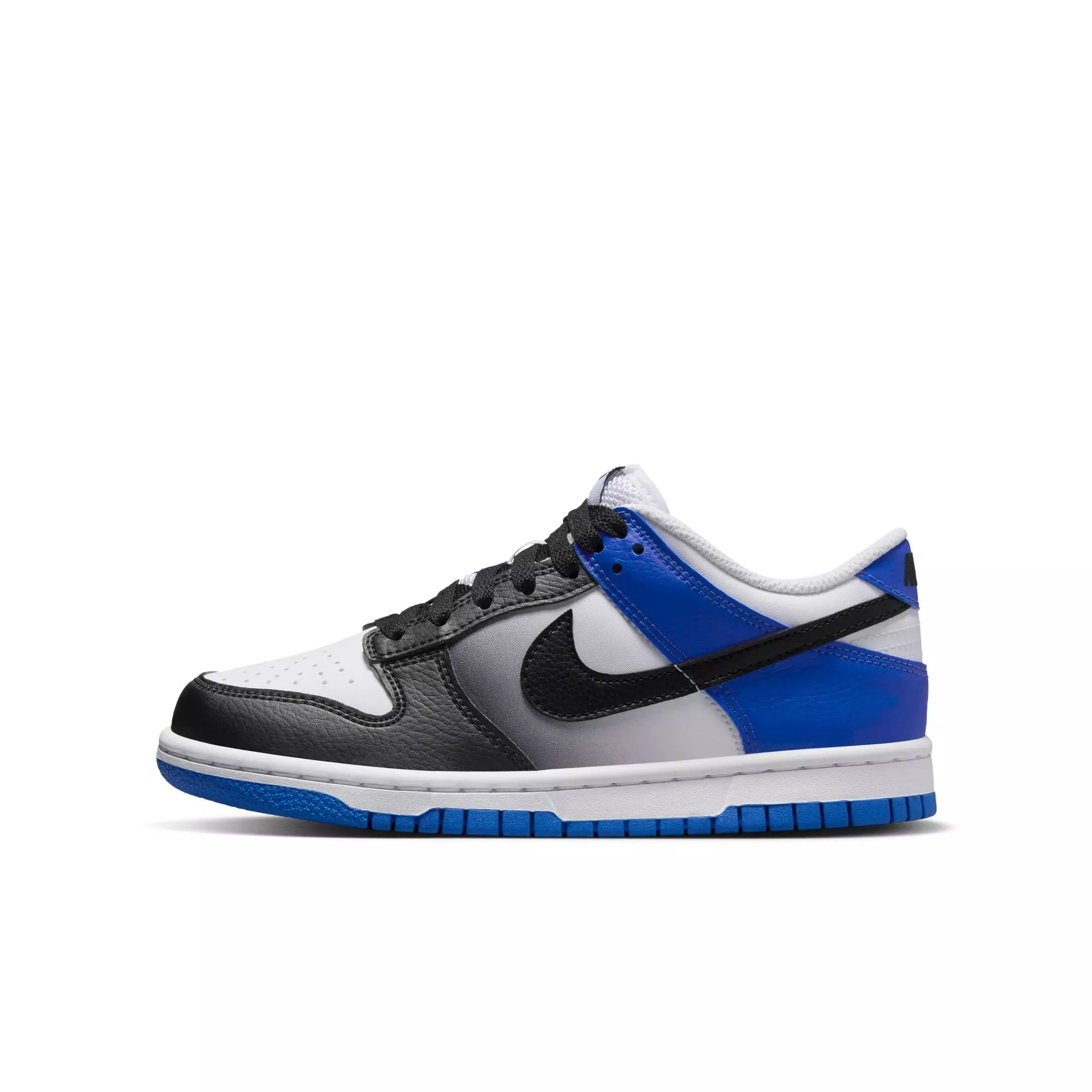 Nike Dunk Low "Game Royal/Black/White" Grade School Boys' Shoe - BLACK/WHITE/ROYAL
