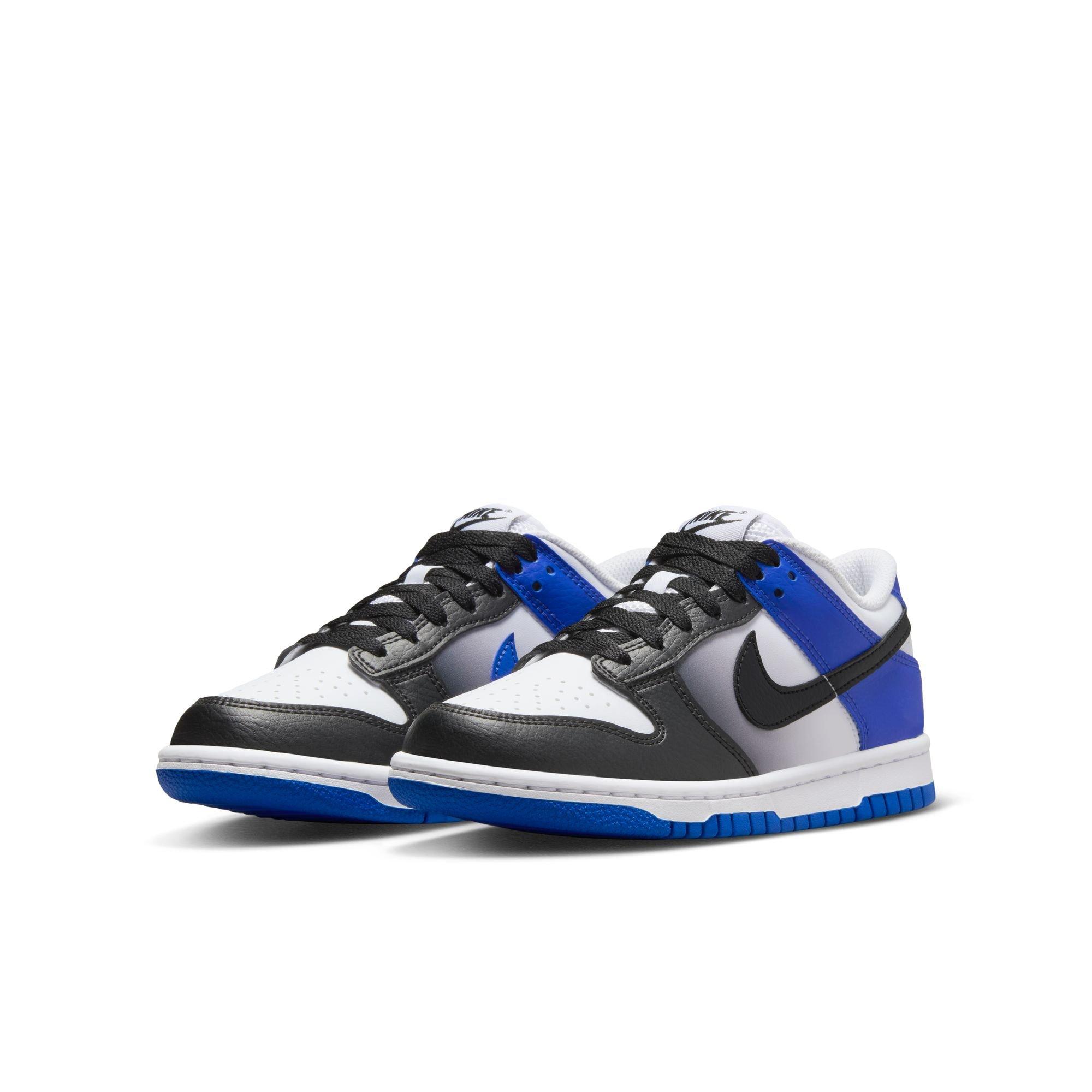 Nike Dunk Low "Game Royal/Black/White" Grade School Boys' Shoe - BLACK/WHITE/ROYAL Thumbnail View 5