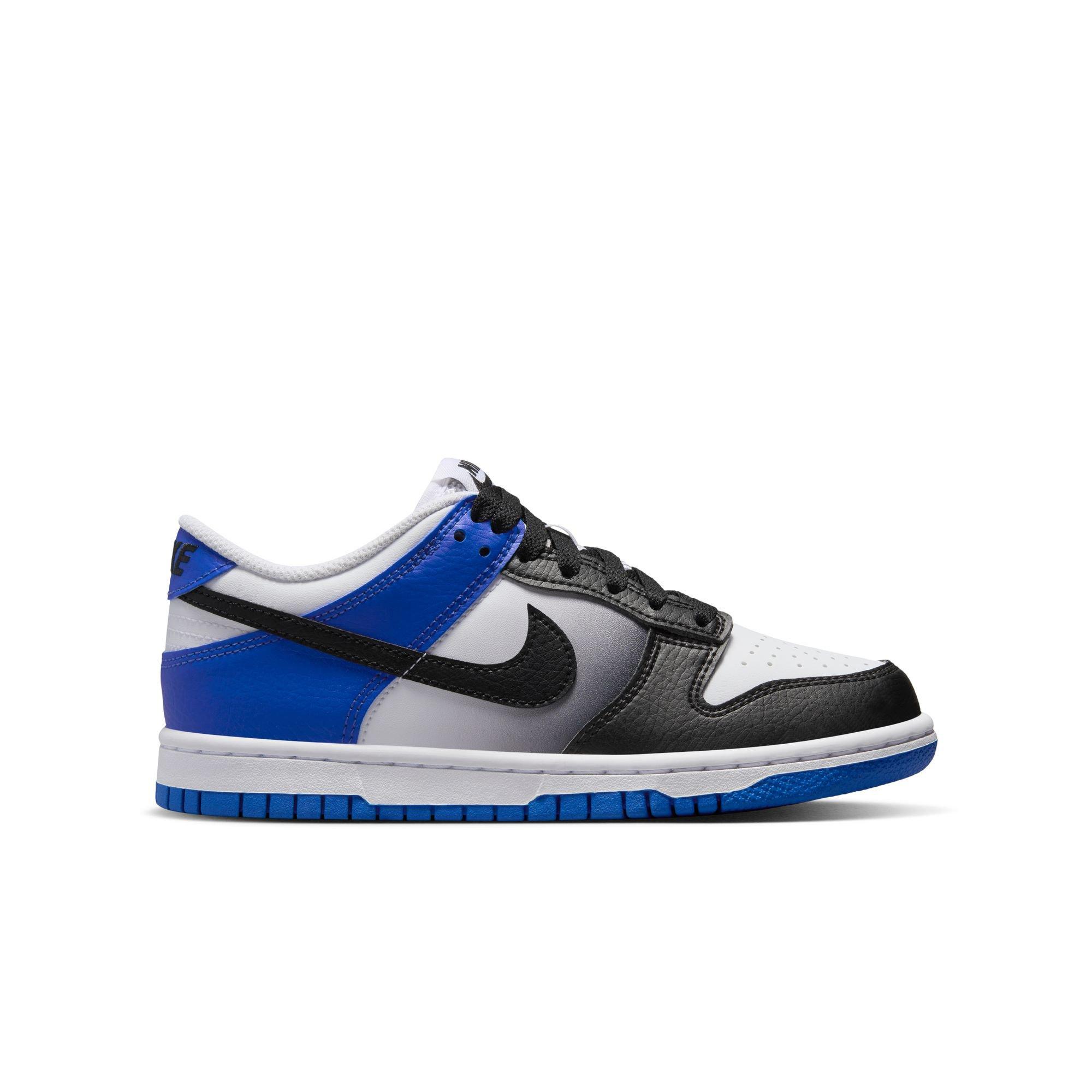Nike Dunk Low "Game Royal/Black/White" Grade School Boys' Shoe - BLACK/WHITE/ROYAL Thumbnail View 1