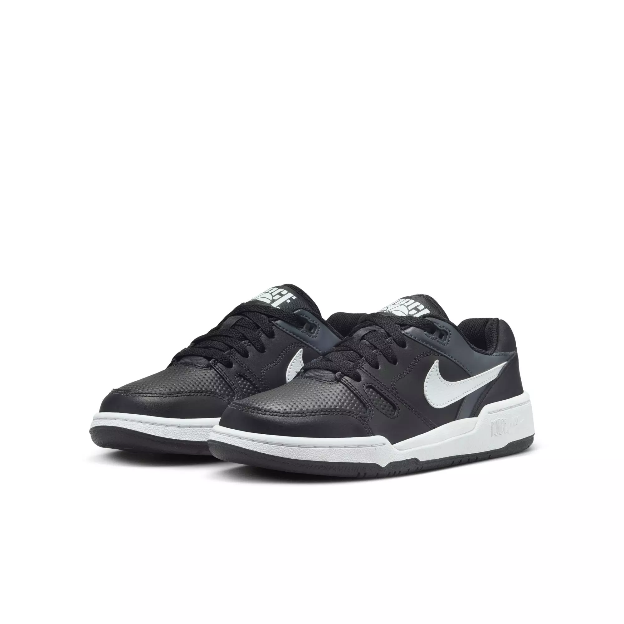 Nike Full Force "Black/White/Anthracite" Grade School Boys' Shoe - BLACK/WHITE