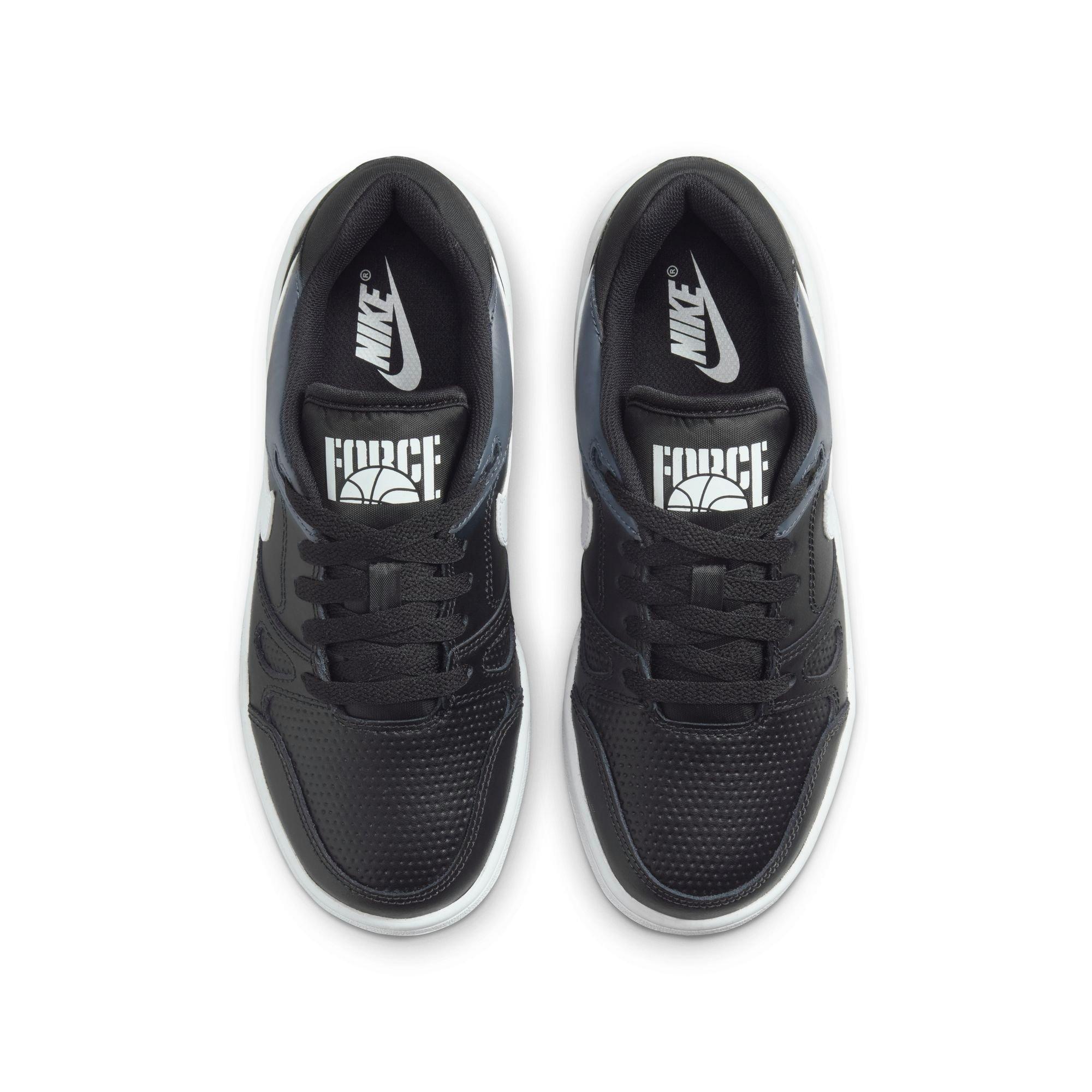 Nike Full Force "Black/White/Anthracite" Grade School Boys' Shoe - BLACK/WHITE Thumbnail View 6