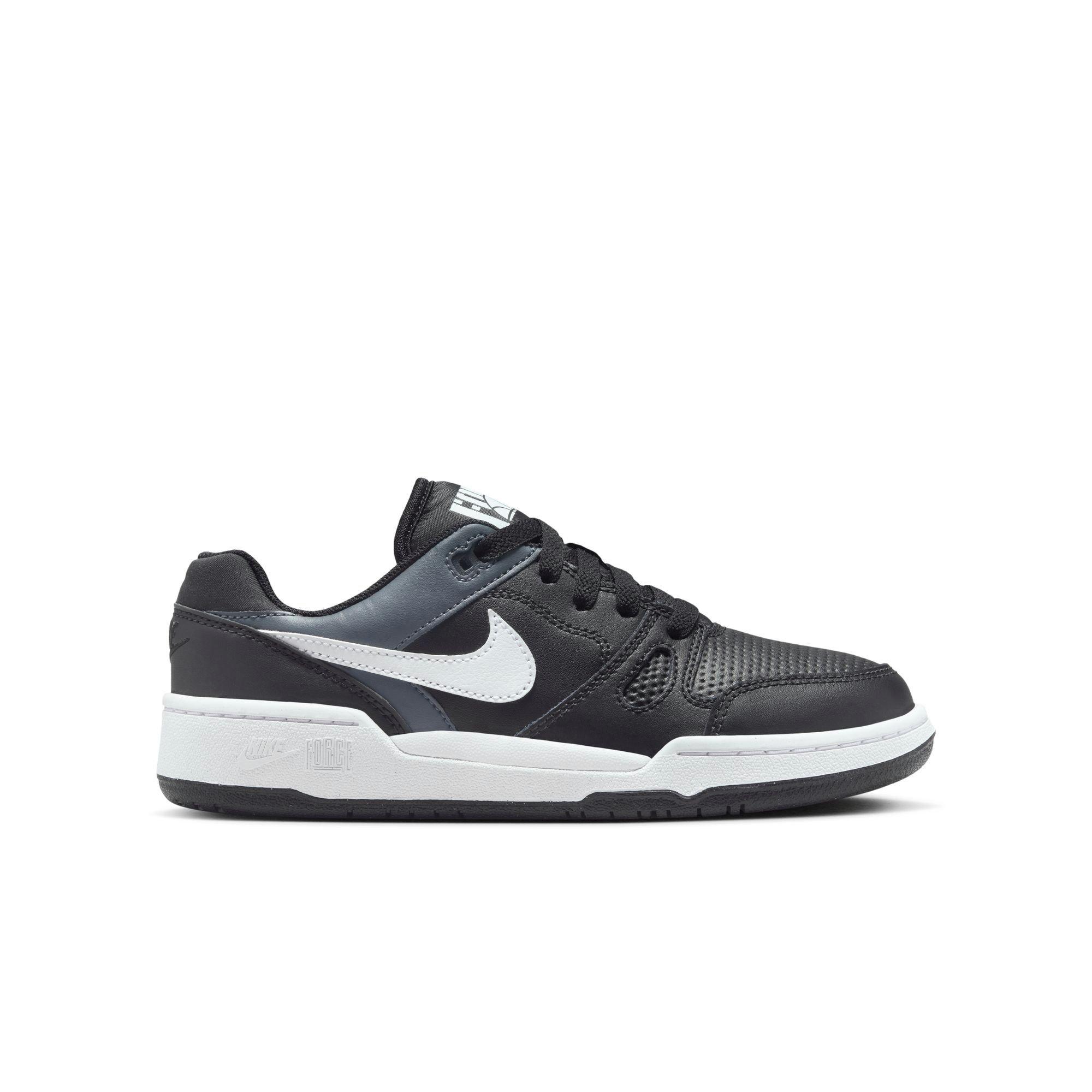 Nike Full Force "Black/White/Anthracite" Grade School Boys' Shoe - BLACK/WHITE Thumbnail View 1