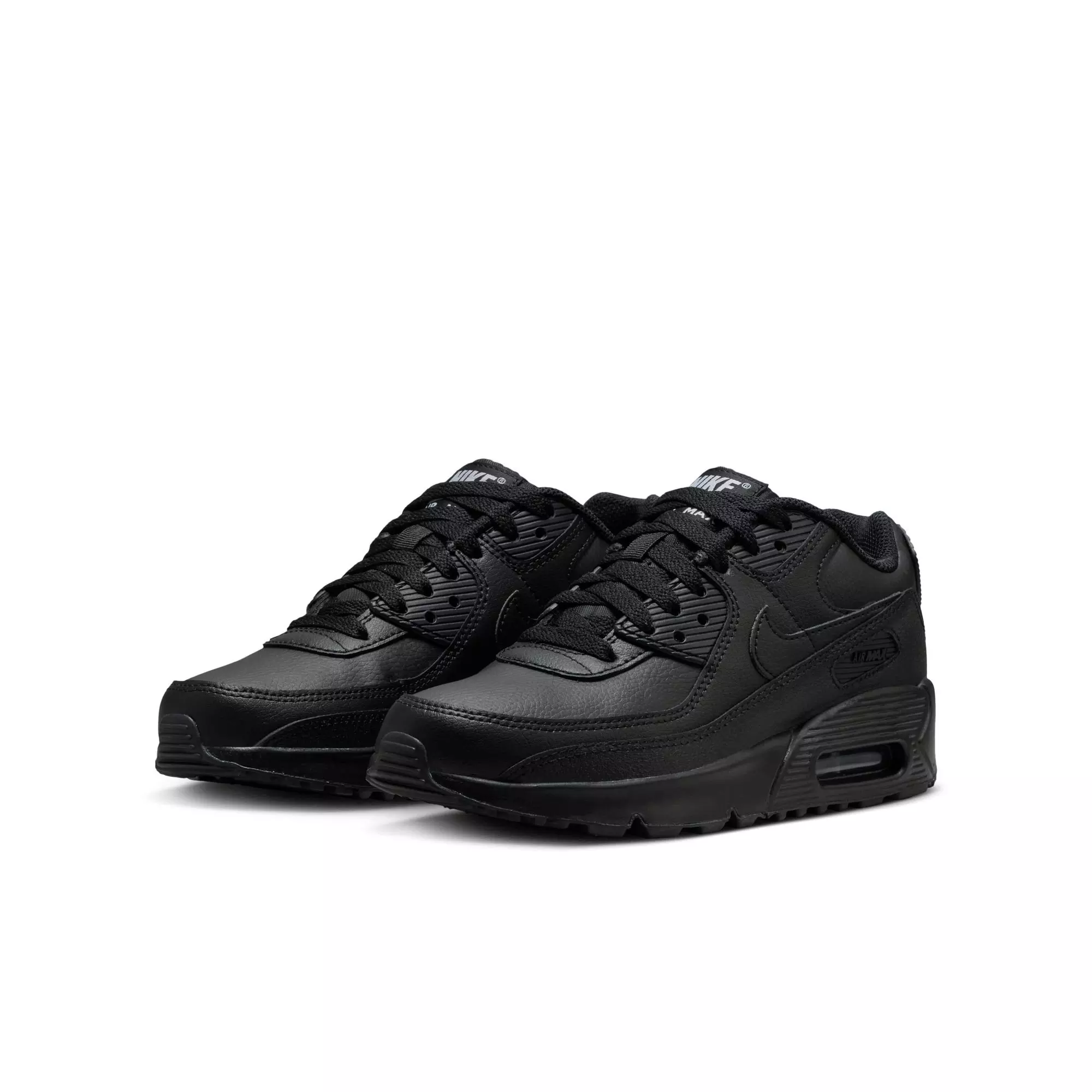 Nike Air Max 90 "Black/White" Grade School Boys' Shoe - BLACK