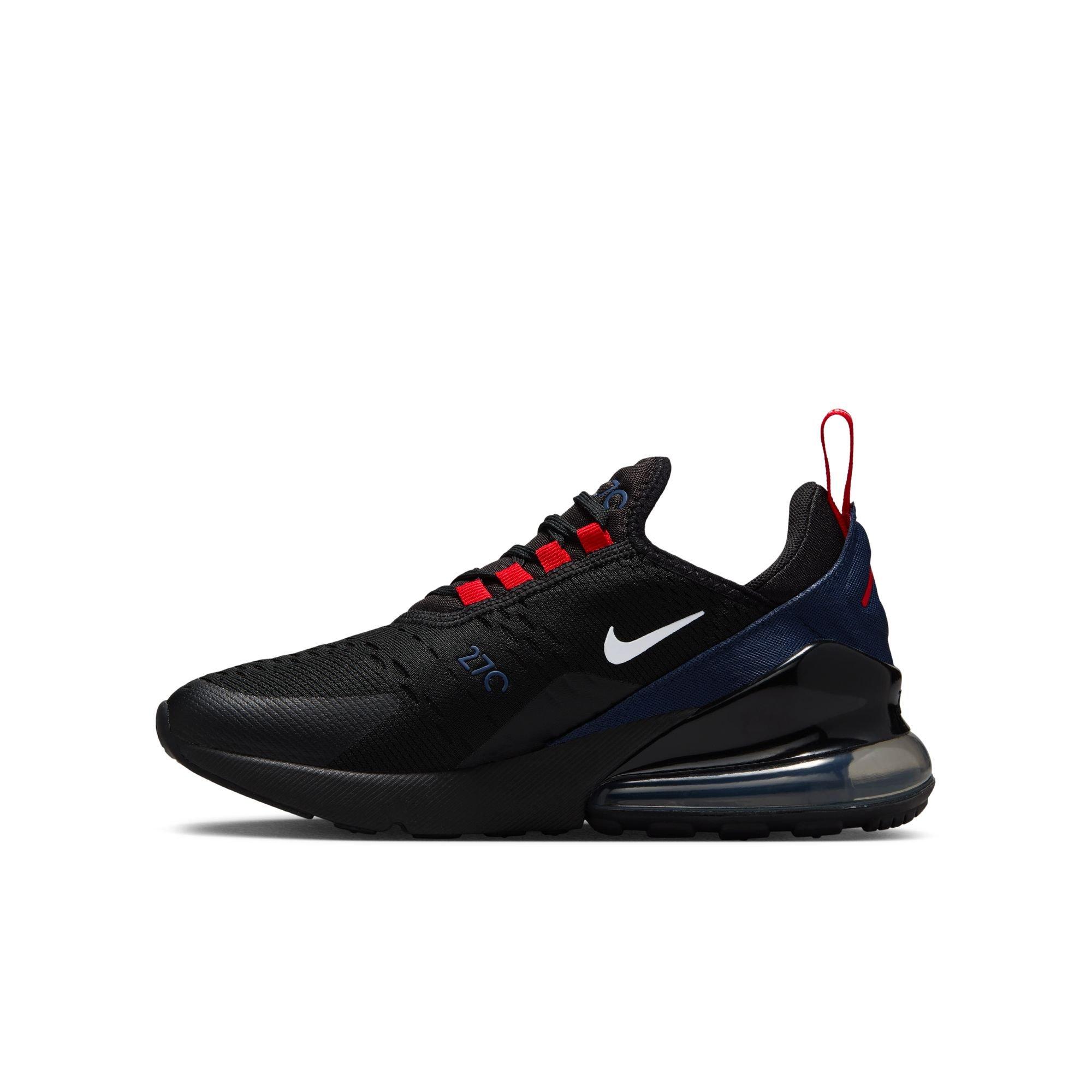 Nike Air Max 270 Black Midnight Navy Red GS