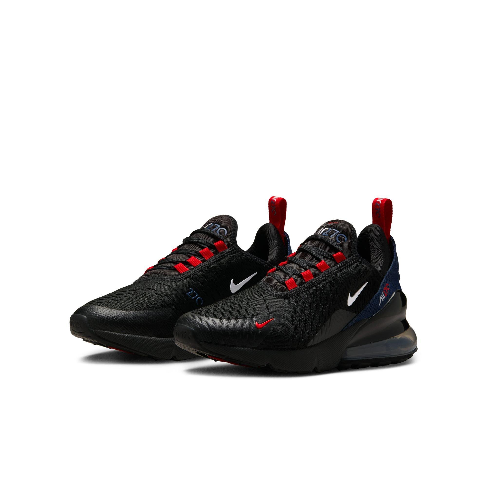 Nike Air Max 270 Grade School Boys'  "Black/White/Midnight Navy/University Red" Shoe