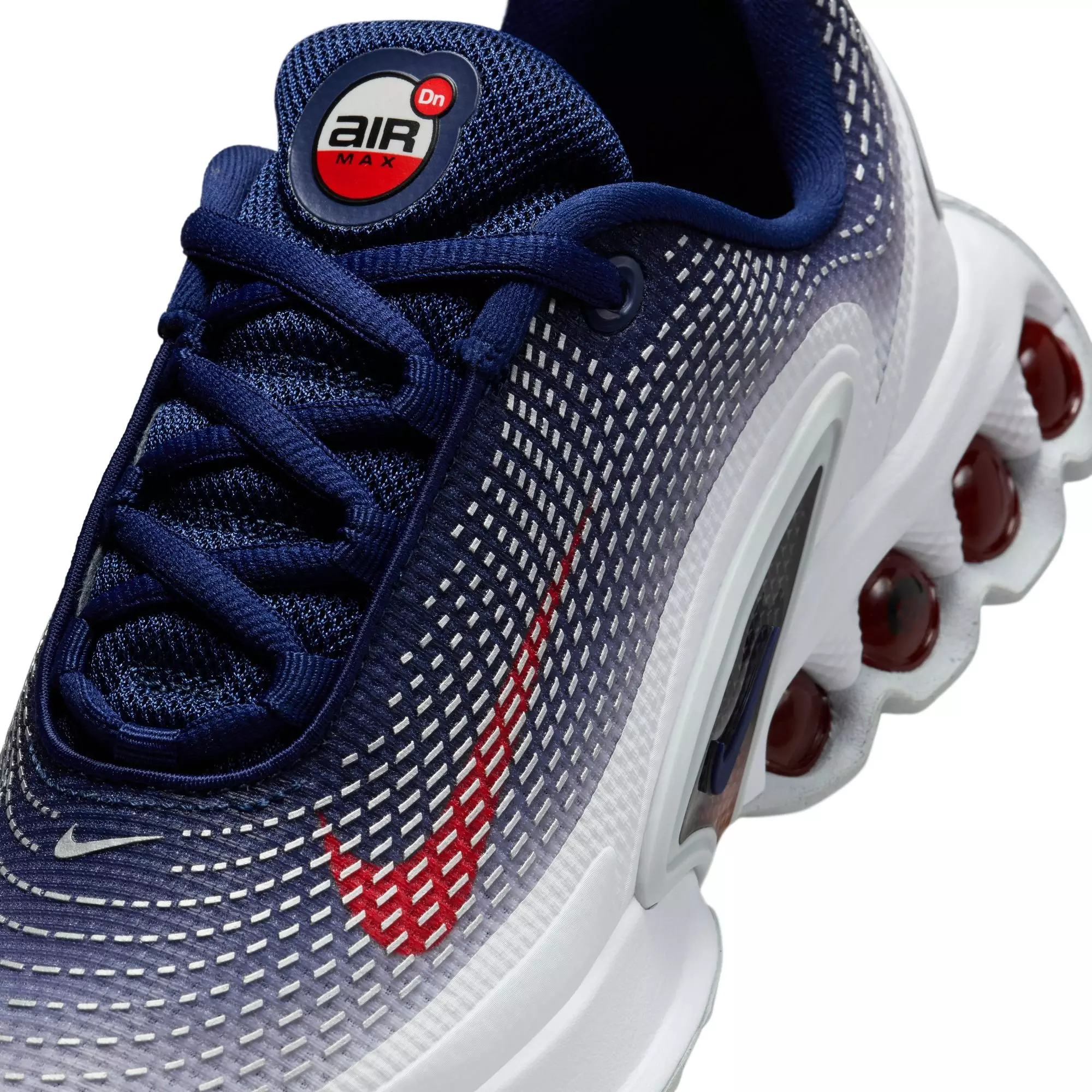 Nike Air Max Dn "USA" Grade School Kids' Shoe - WHITE/SPORT RED/BLUE VOID