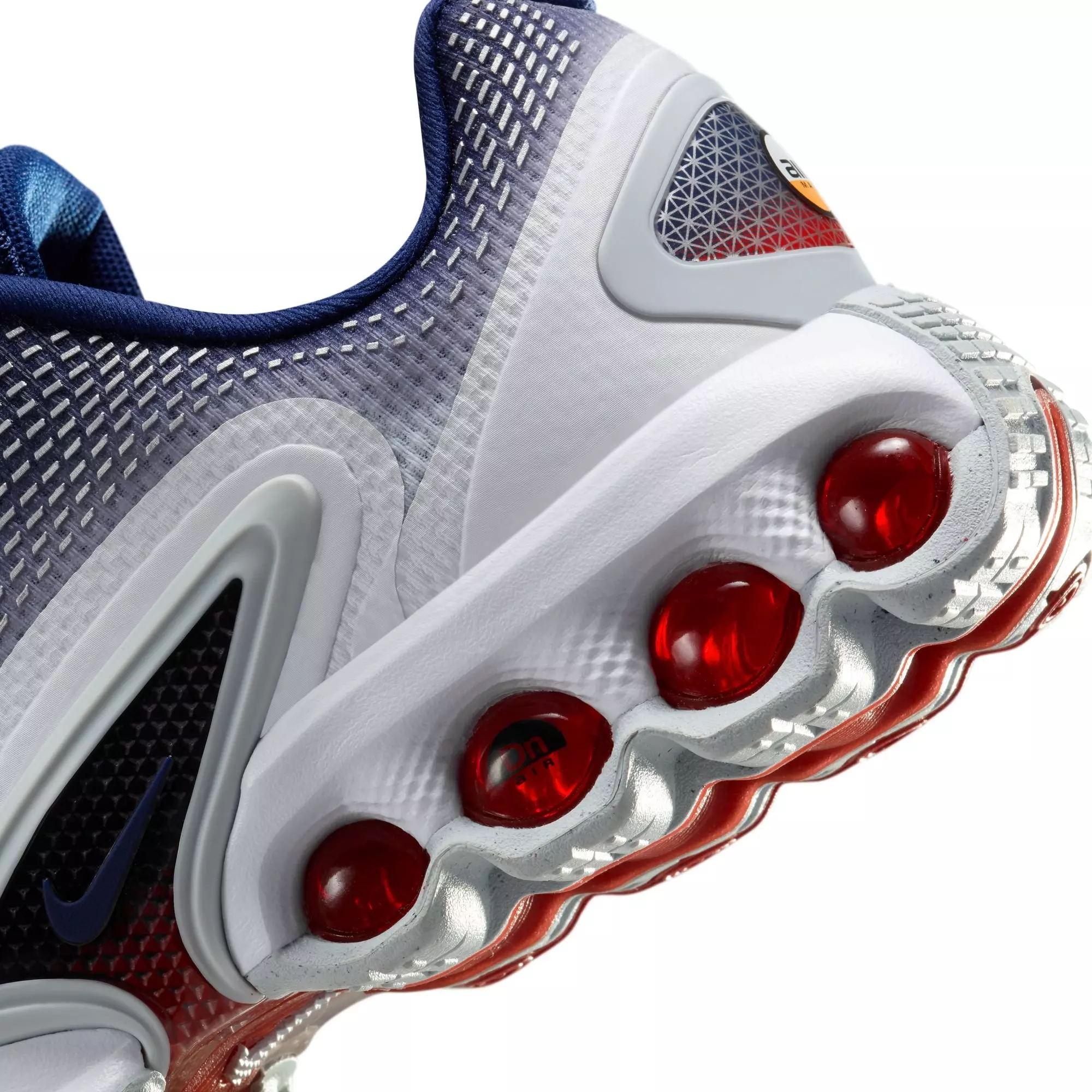 Nike Air Max Dn "USA" Grade School Kids' Shoe - WHITE/SPORT RED/BLUE VOID