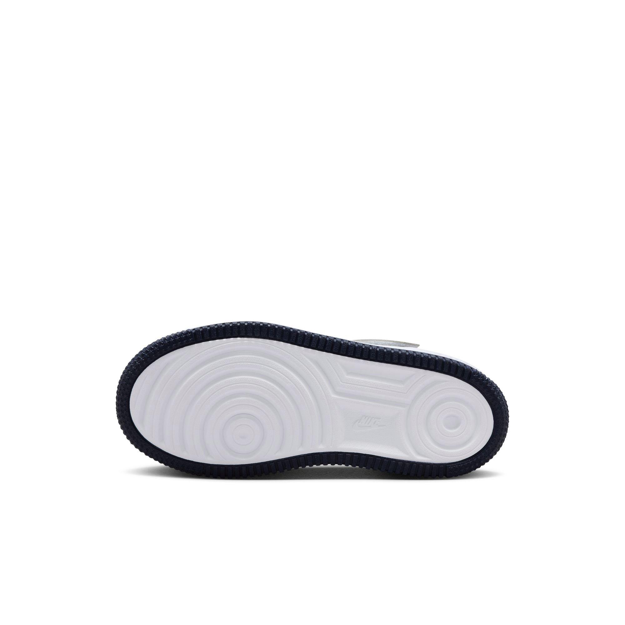 Nike Air Force 1 Low EasyOn Preschool Boys' White/Midnight Navy/Football Grey Shoe