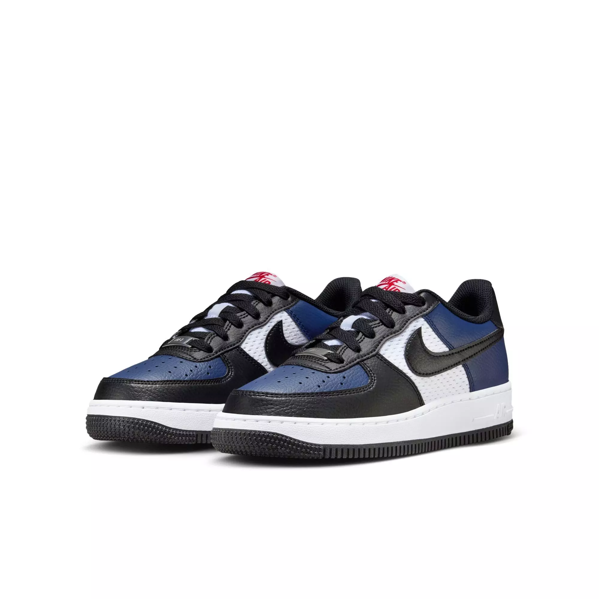 Nike Air Force 1 "Midnight Navy/Black/White/University Red" Preschool Boys' Shoe - NAVY/BLACK