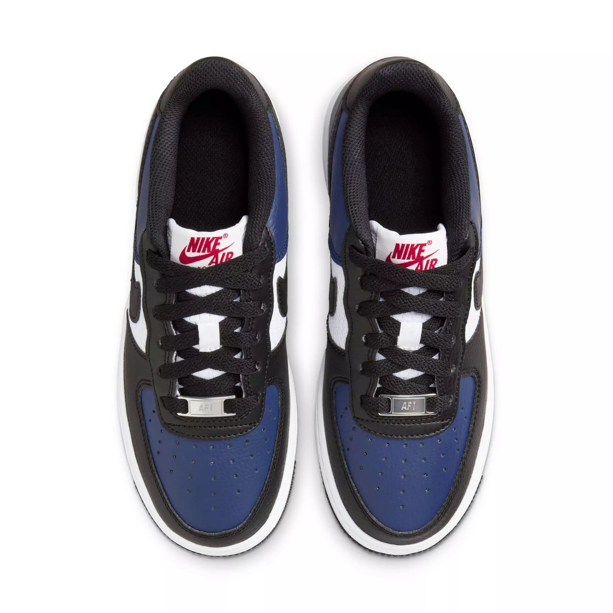 Nike Air Force 1 "Midnight Navy/Black/White/University Red" Preschool Boys' Shoe - NAVY/BLACK