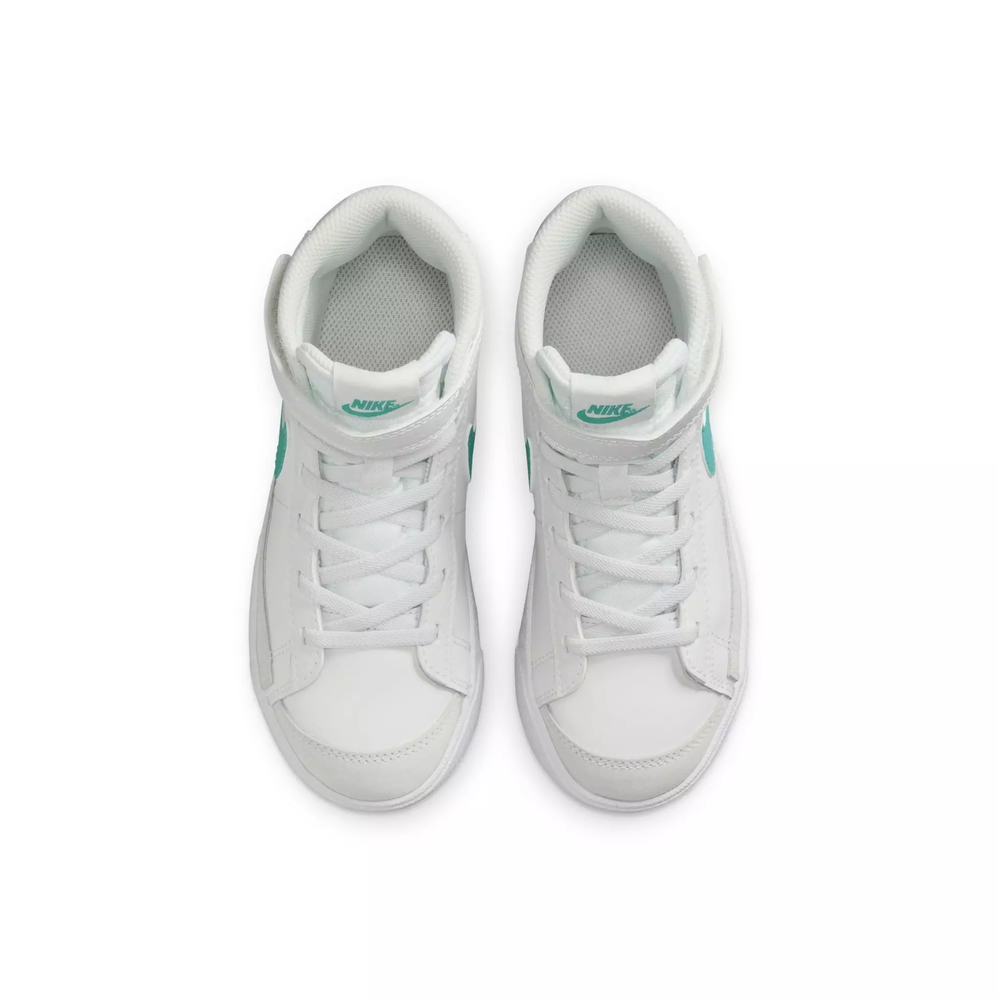Nike Blazer Mid '77 "Summit White/Dusty Cactus/White" Preschool Boys' Shoe - WHITE/GREEN