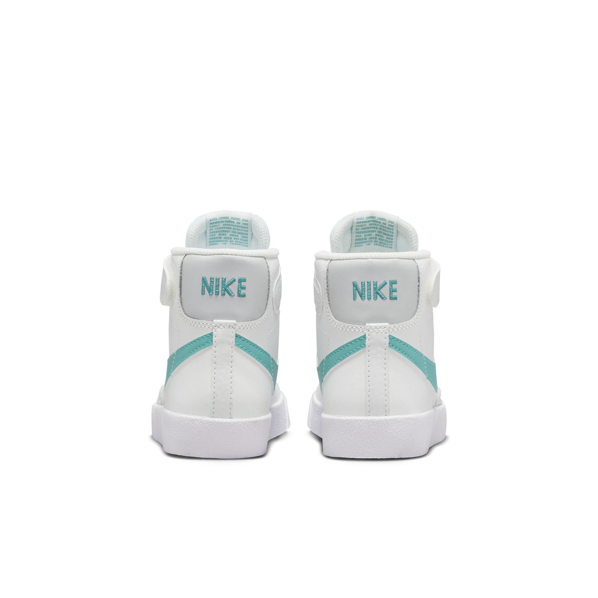 Nike Blazer Mid '77 Preschool Boys' "Summit White/Dusty Cactus/White" Shoe