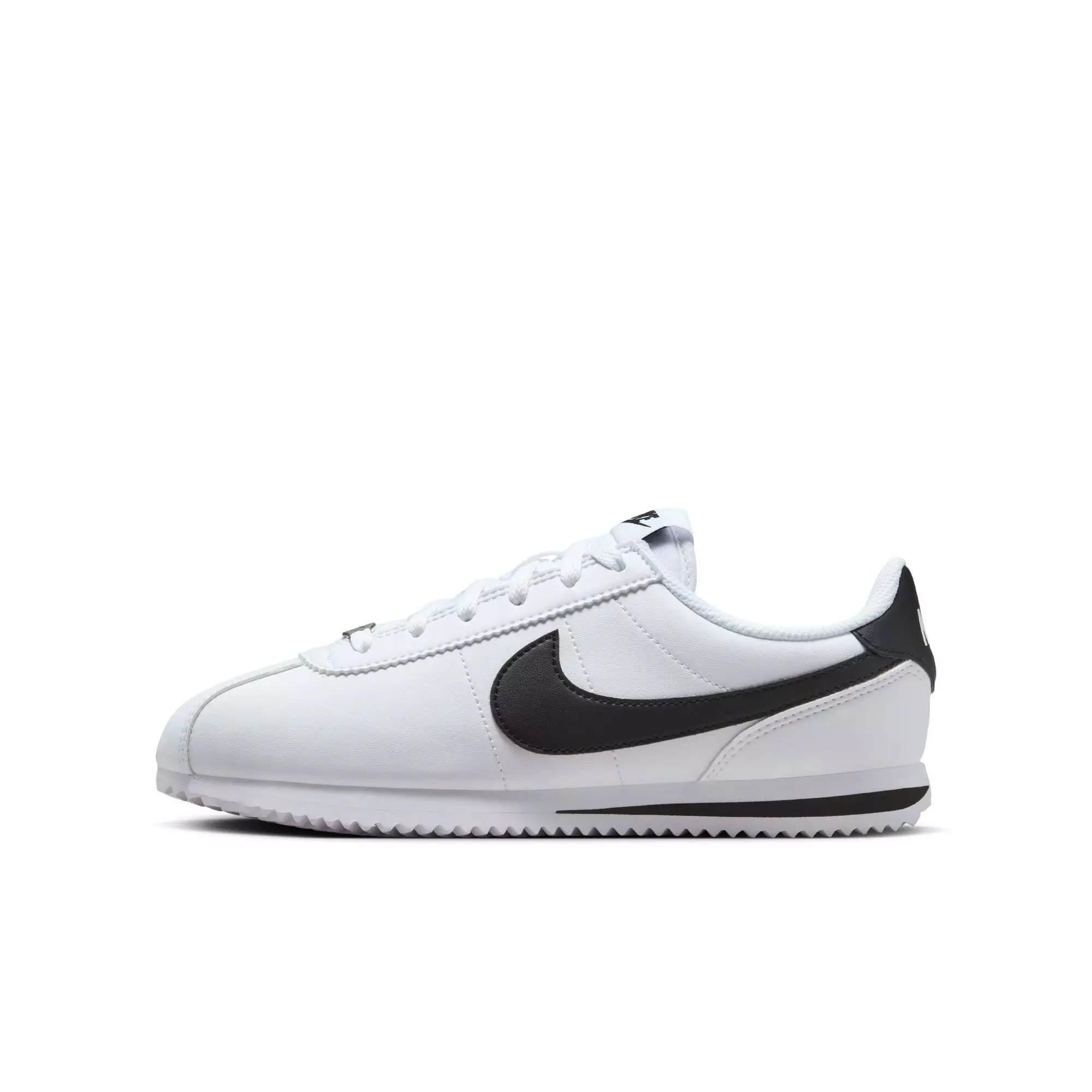 Nike Cortez "White/Black" Preschool Boys' Shoe - WHITE/BLACK