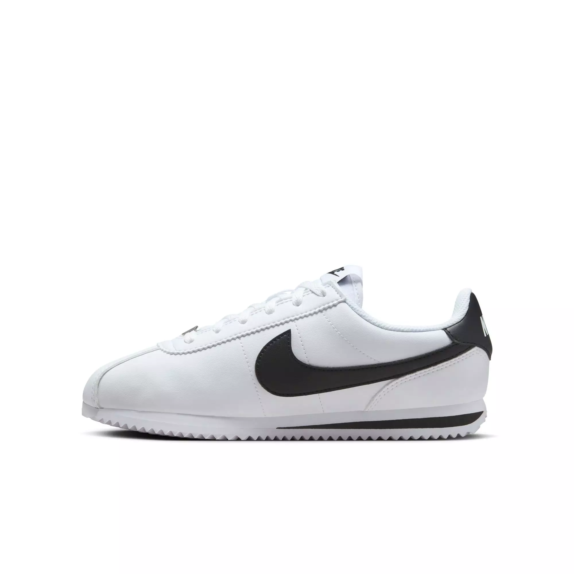 Nike Cortez "White/Black" Preschool Boys' Shoe - WHITE/BLACK