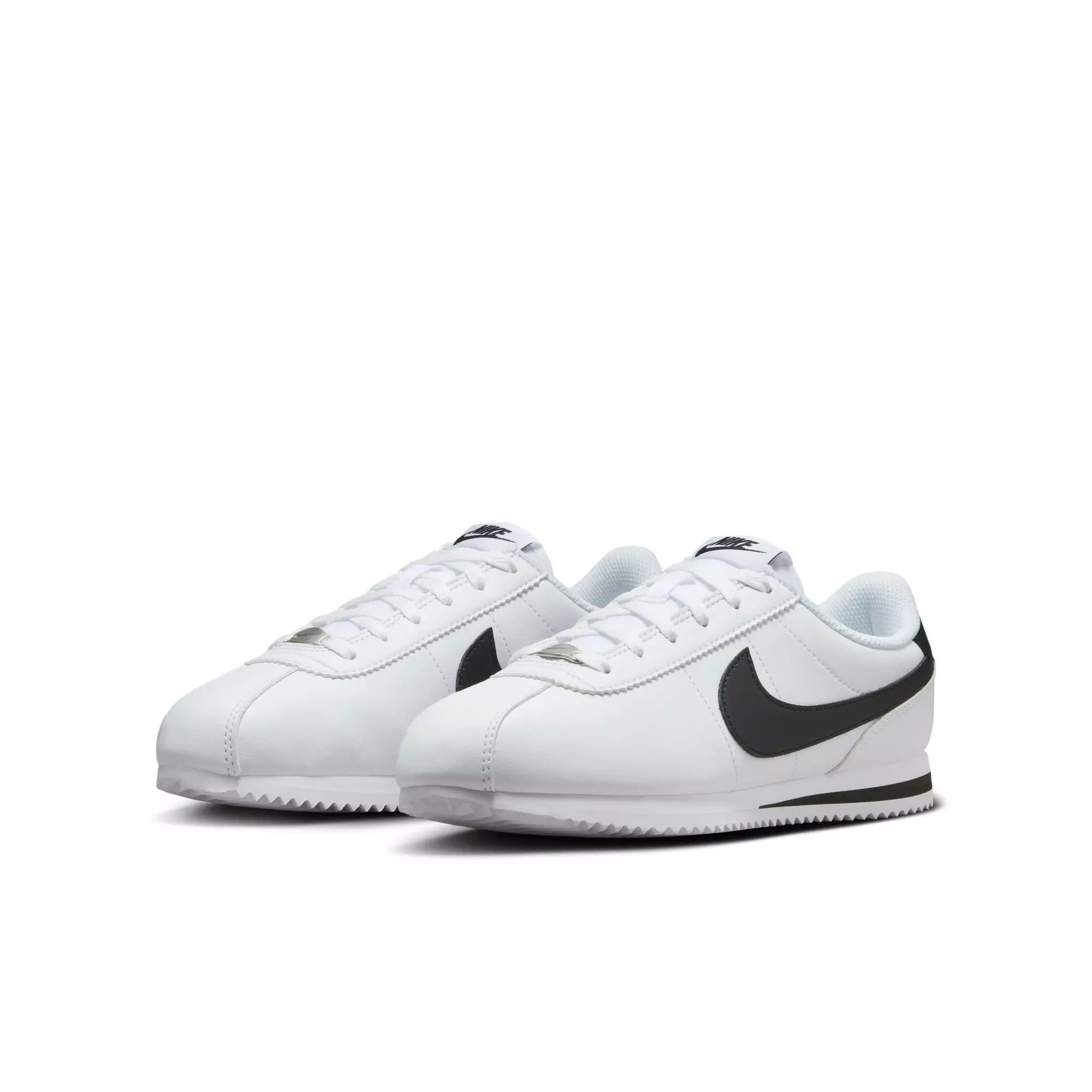 Nike Cortez "White/Black" Preschool Boys' Shoe - WHITE/BLACK