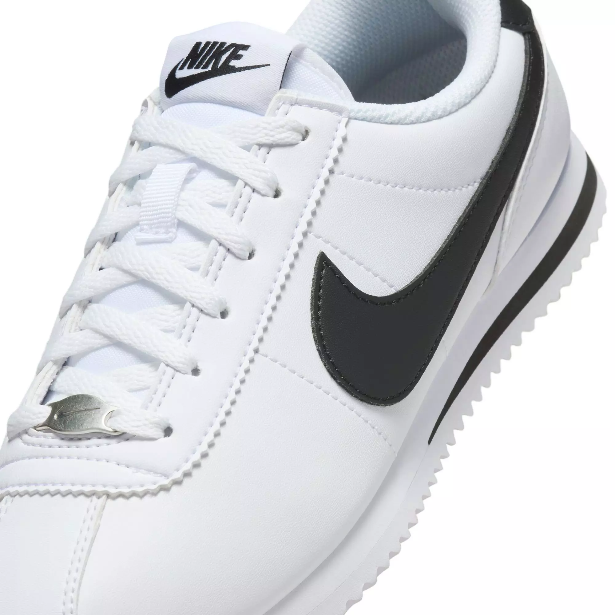 Nike Cortez "White/Black" Preschool Boys' Shoe - WHITE/BLACK