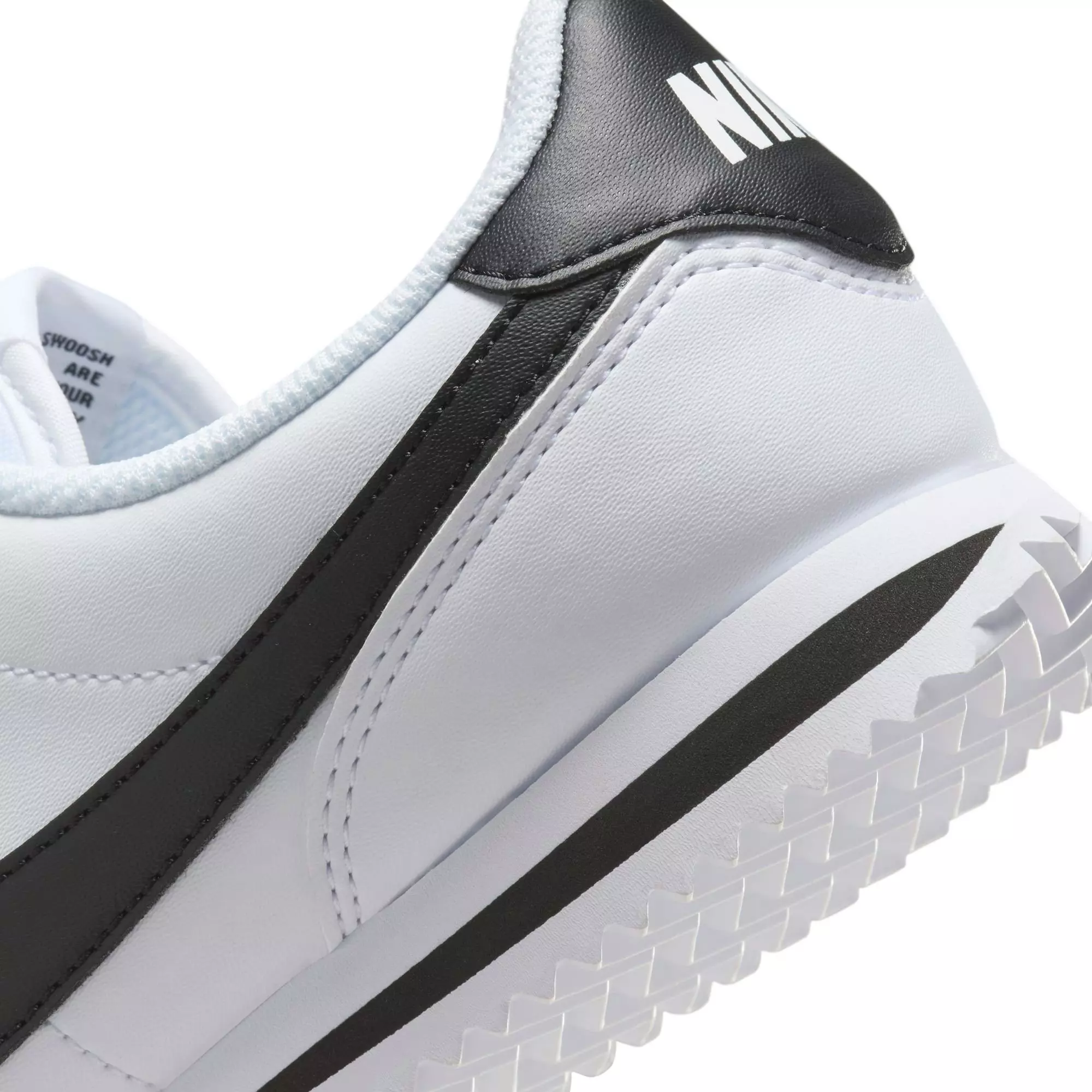 Nike Cortez "White/Black" Preschool Boys' Shoe - WHITE/BLACK