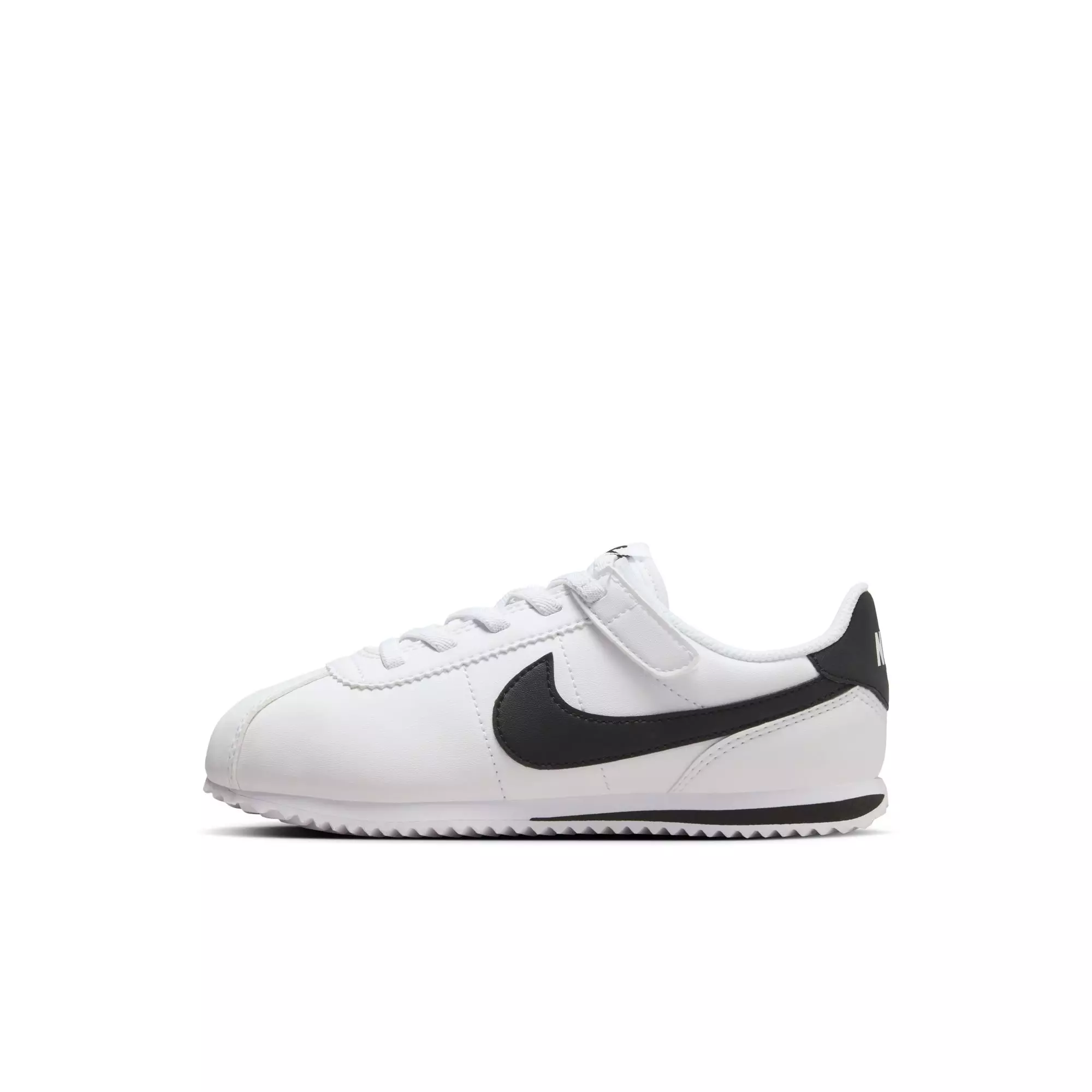 Nike Cortez EasyOn "White/Black" Preschool Boys' Shoe - WHITE/BLACK
