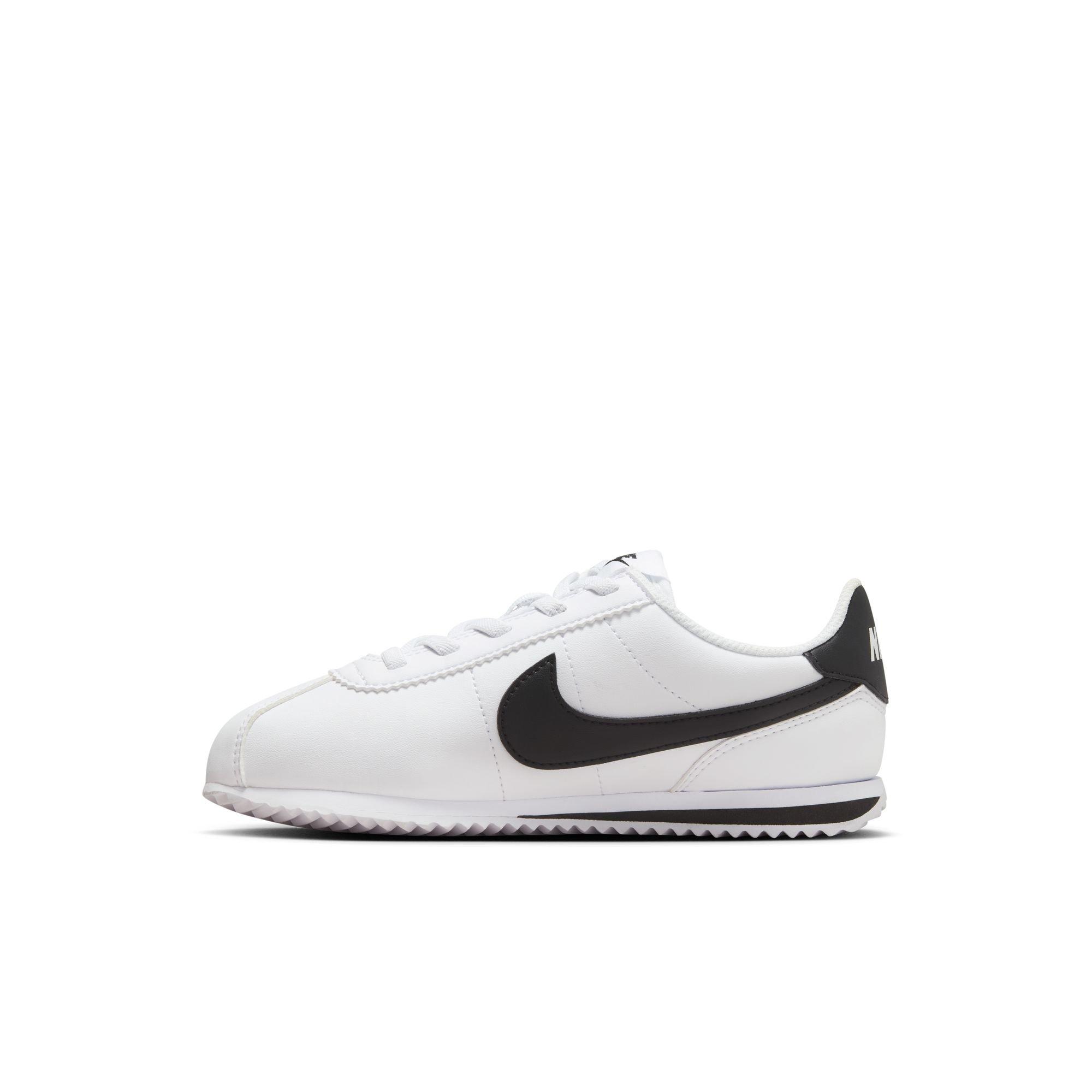 Nike Cortez EasyOn "White/Black" Preschool Boys' Shoe