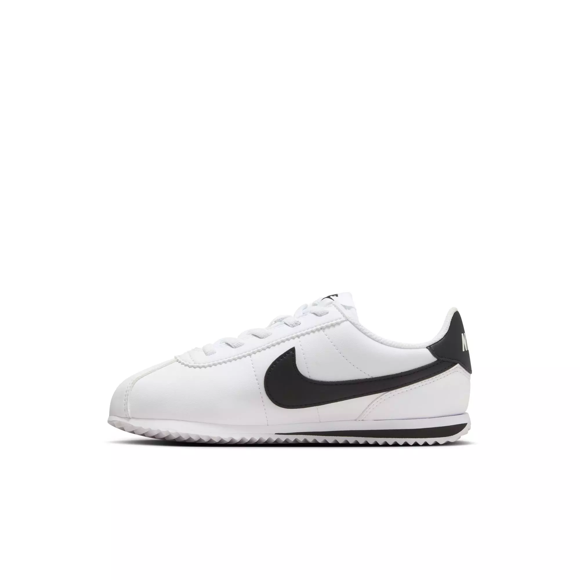 Nike Cortez EasyOn "White/Black" Preschool Boys' Shoe - WHITE/BLACK
