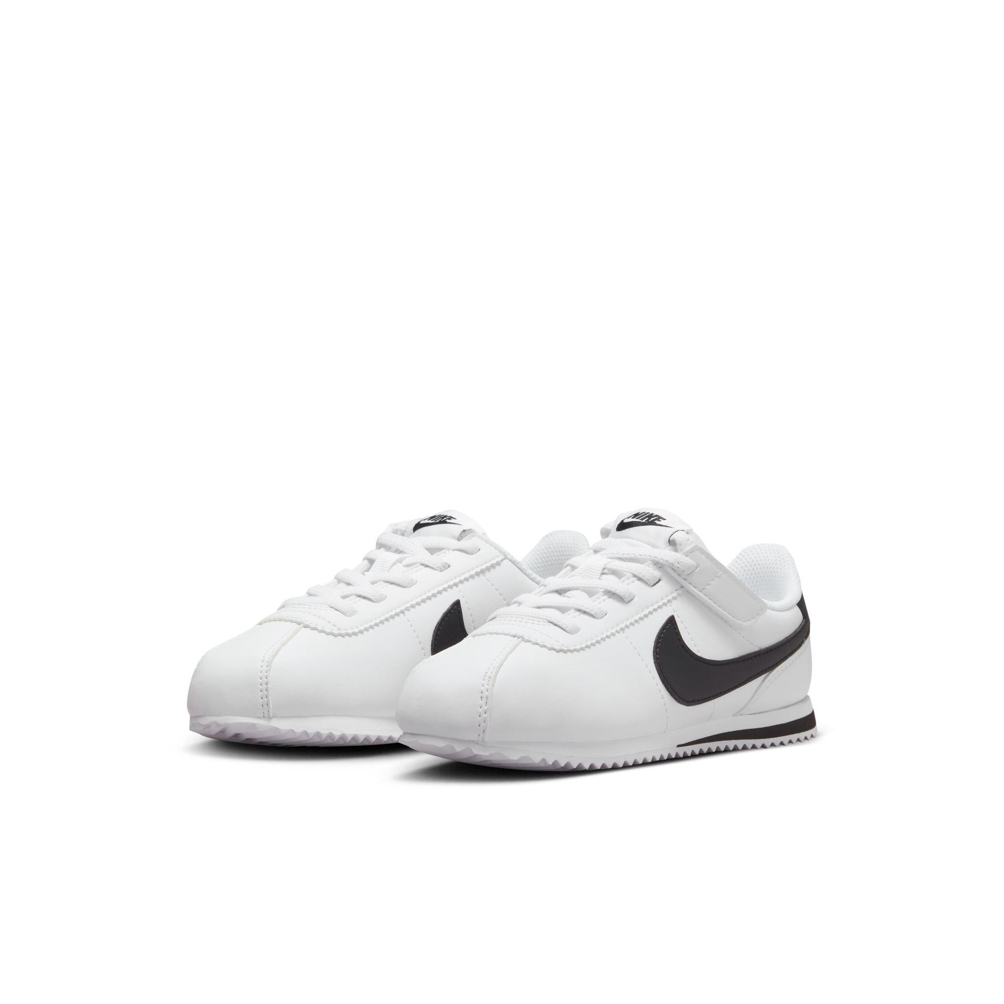 Nike Cortez EasyOn "White/Black" Preschool Boys' Shoe