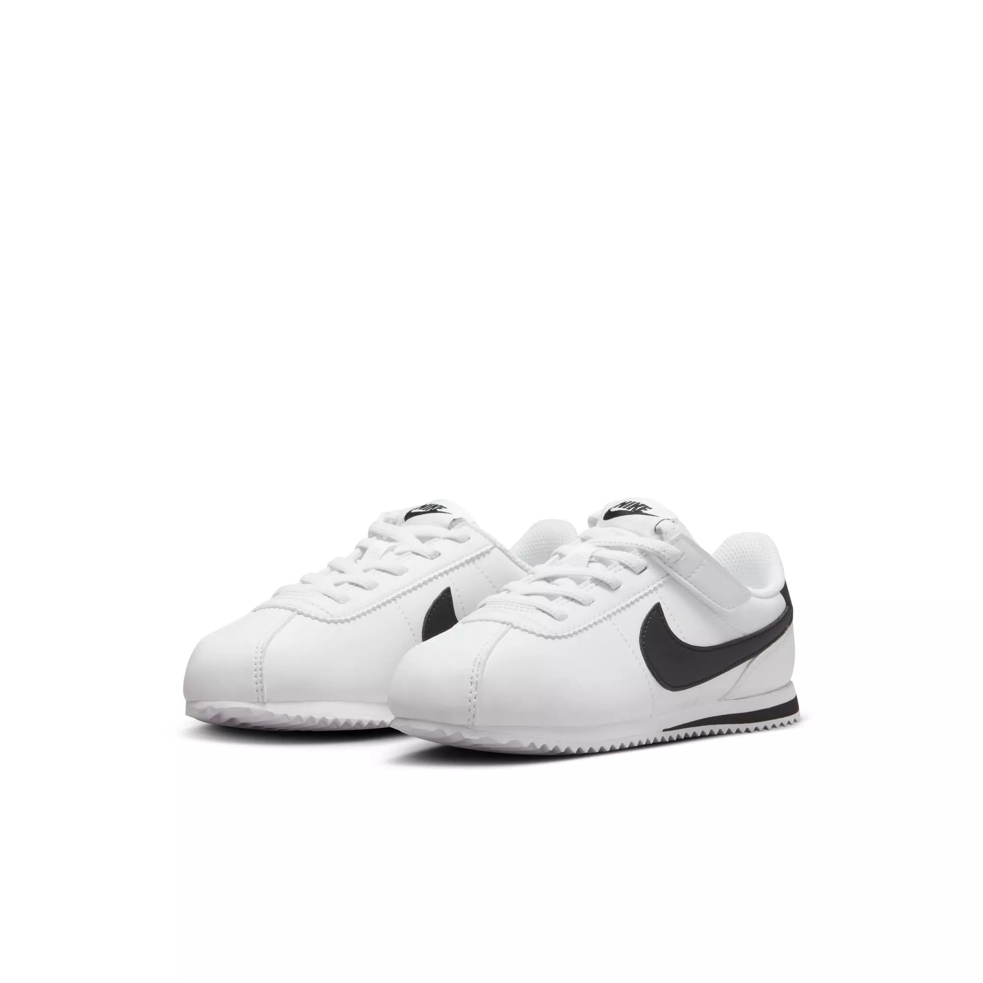 Nike Cortez EasyOn "White/Black" Preschool Boys' Shoe - WHITE/BLACK