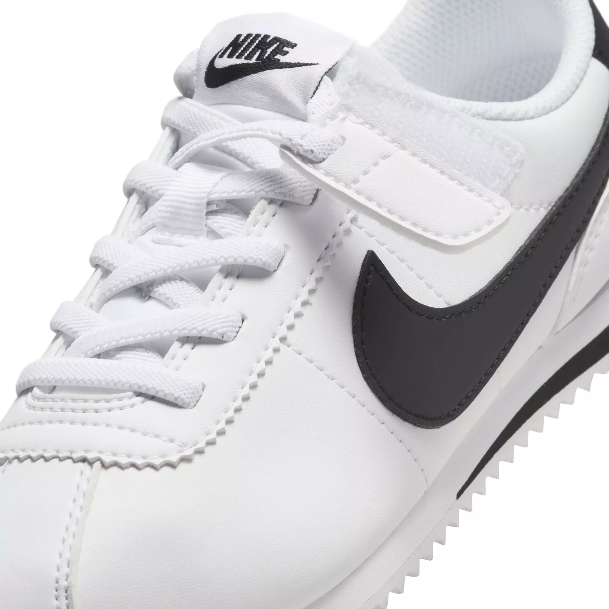 Nike Cortez EasyOn "White/Black" Preschool Boys' Shoe - WHITE/BLACK