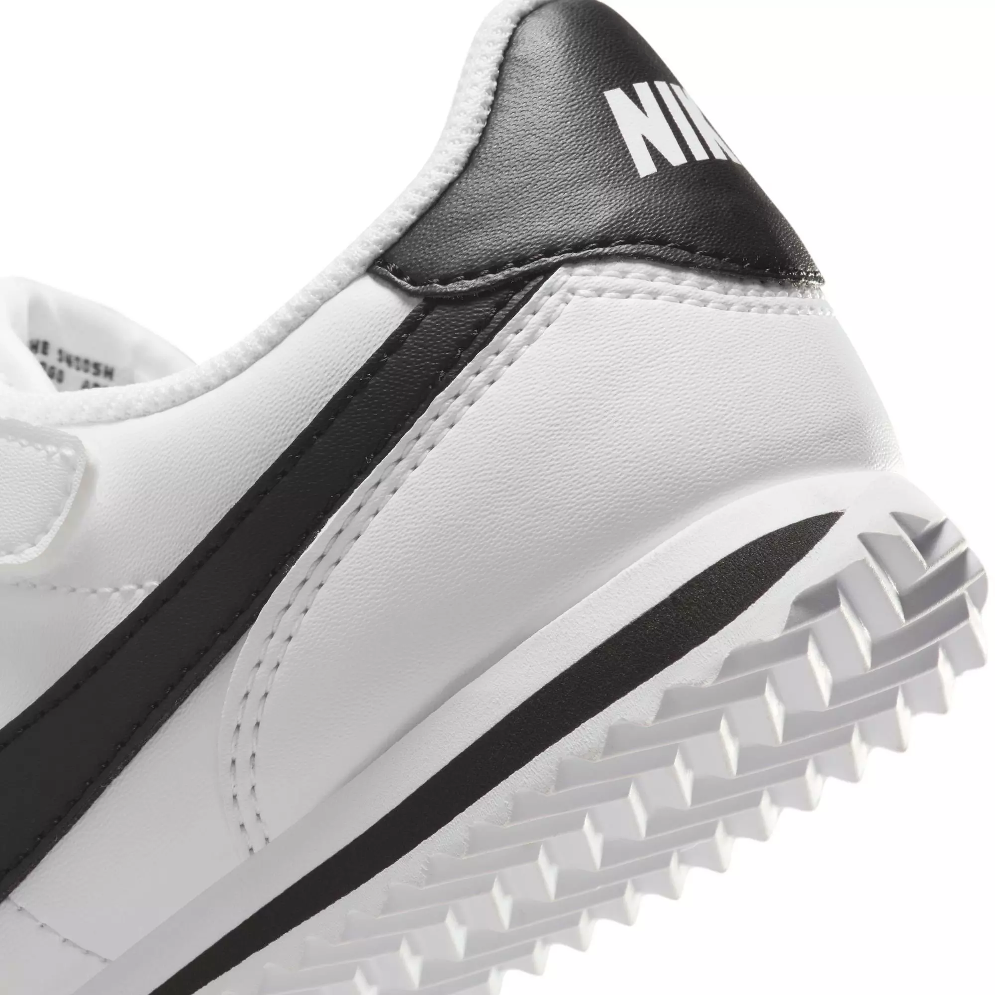 Nike Cortez EasyOn "White/Black" Preschool Boys' Shoe - WHITE/BLACK