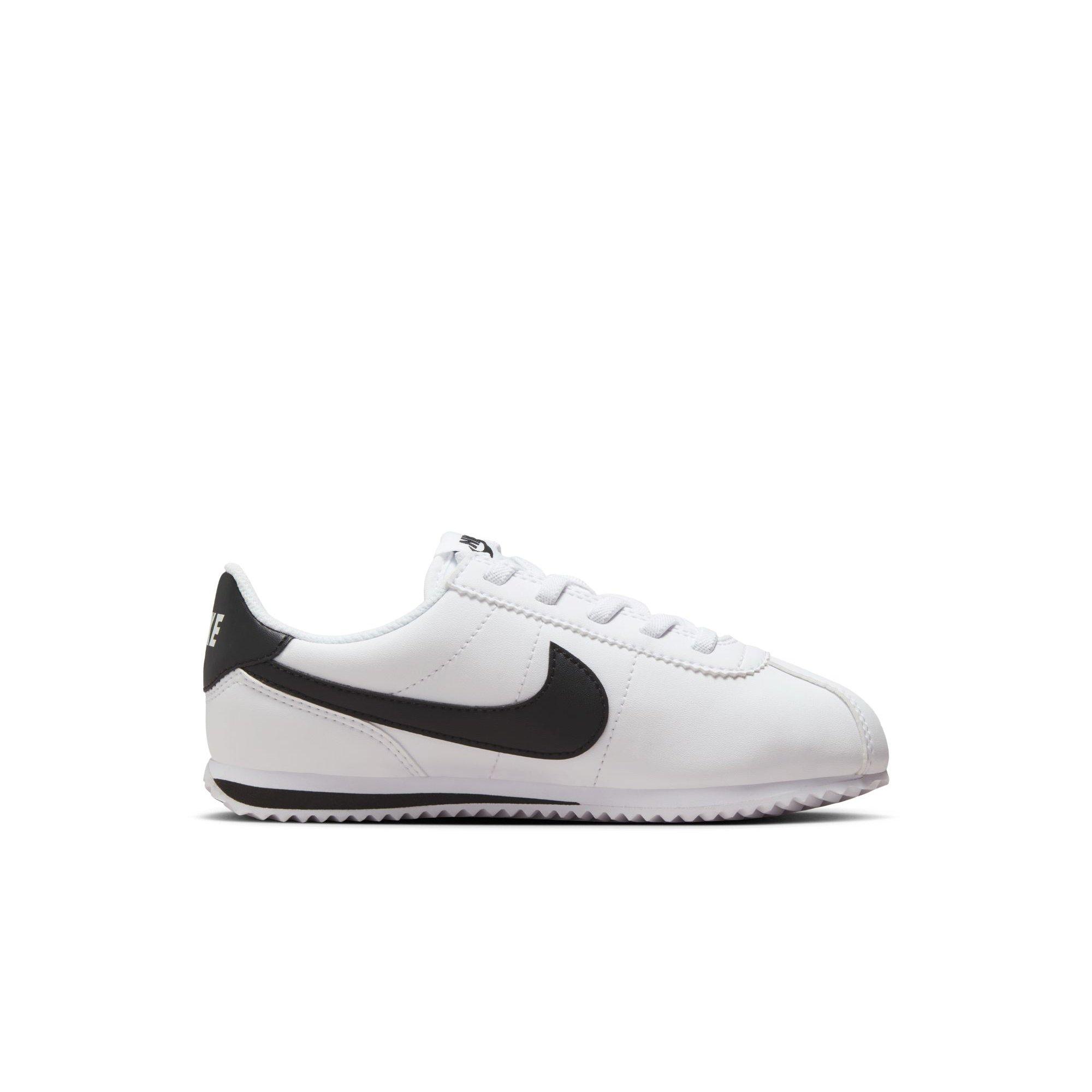 Nike Cortez EasyOn "White/Black" Preschool Boys' Shoe