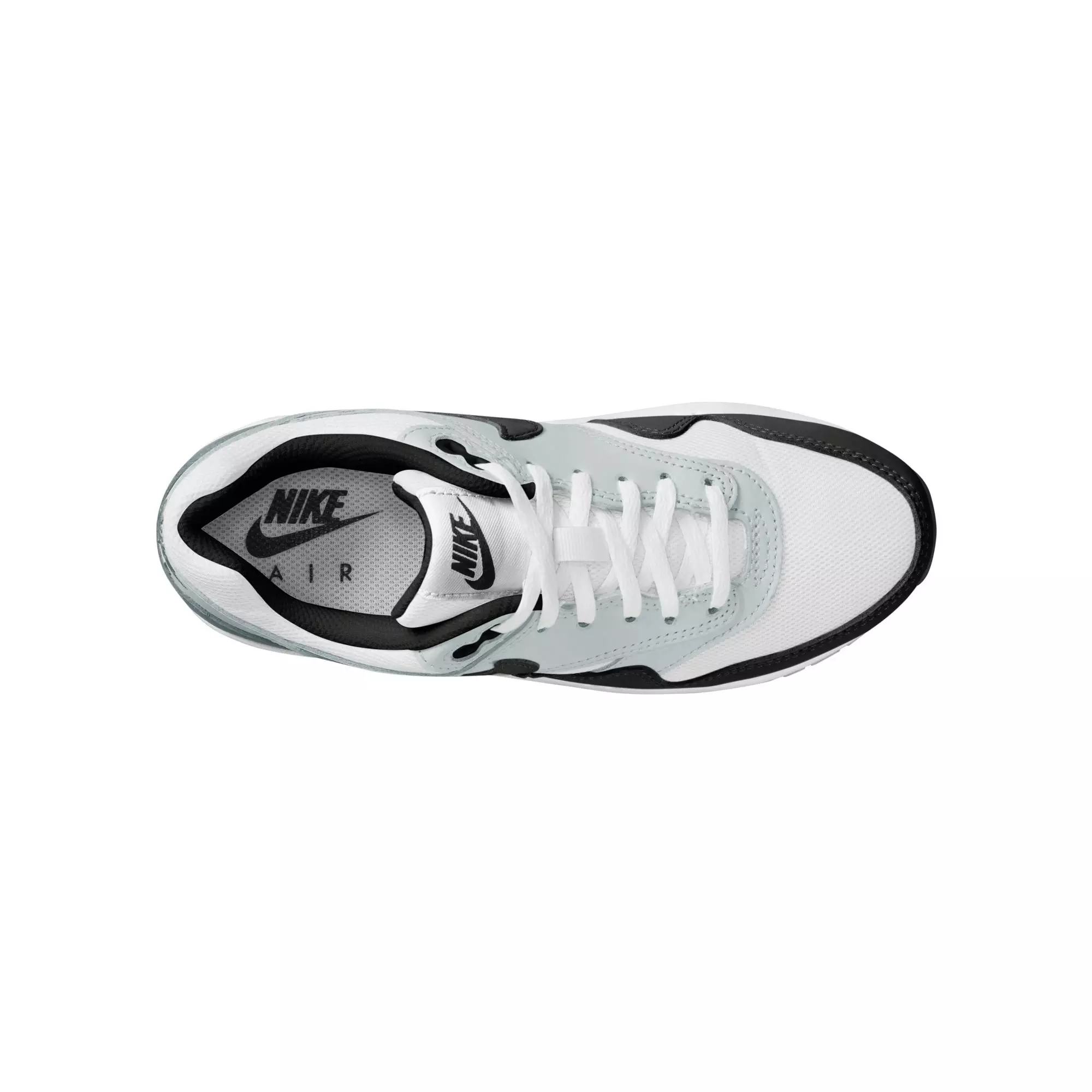 Nike Air Max 1 "White/Black/Pure Platinum" Preschool Boys' Shoe - WHITE