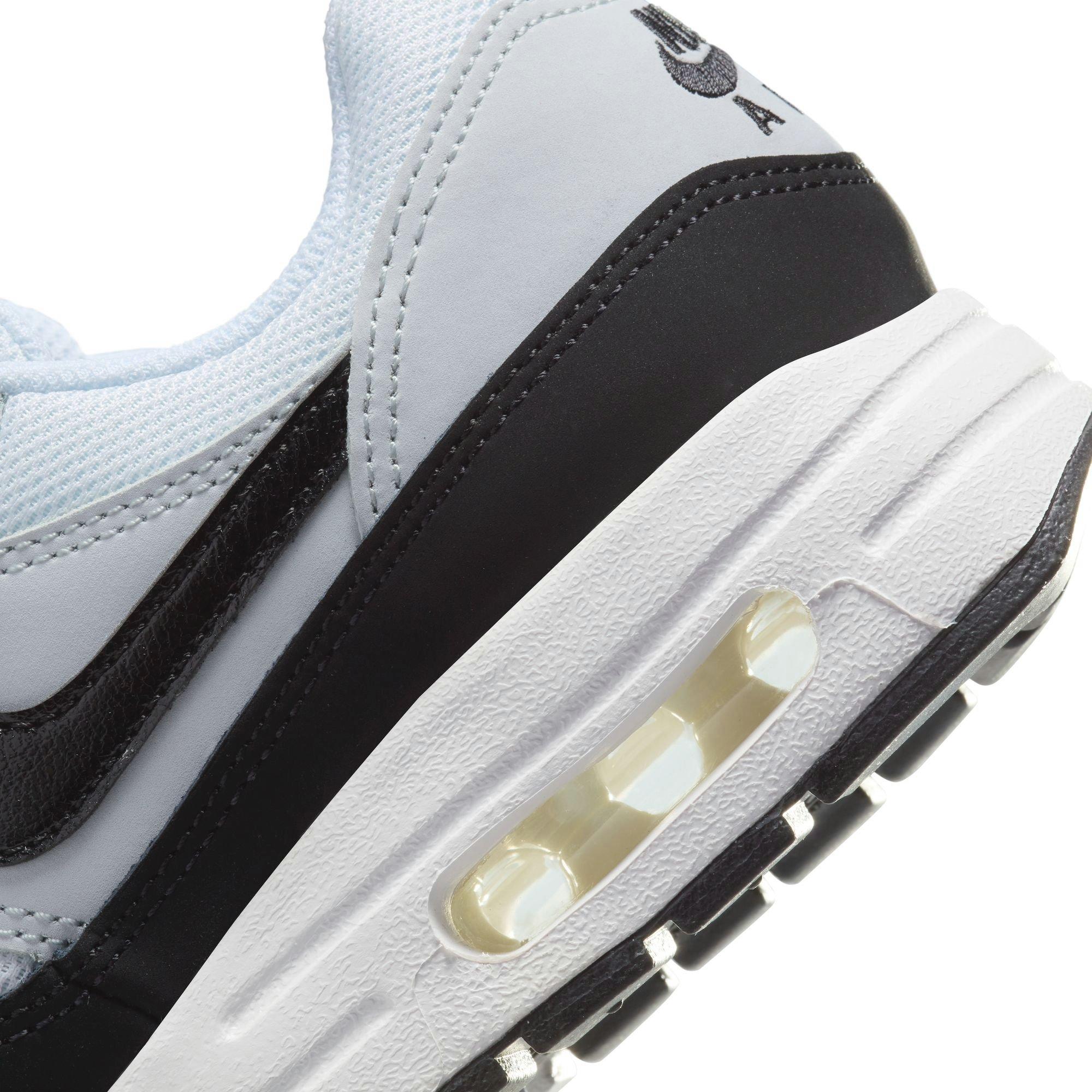 Nike Air Max 1 Preschool Boys' White/Black/Pure Platinum Shoe