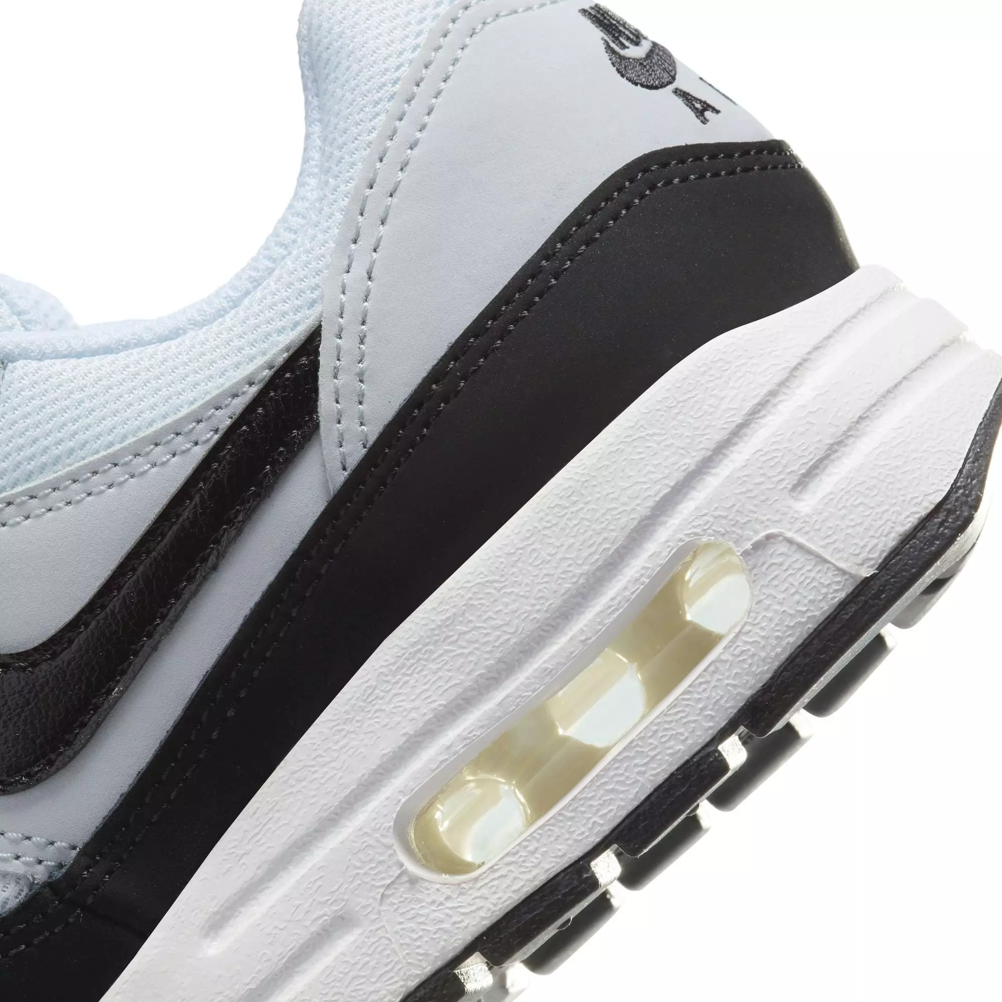 Nike Air Max 1 "White/Black/Pure Platinum" Preschool Boys' Shoe - WHITE