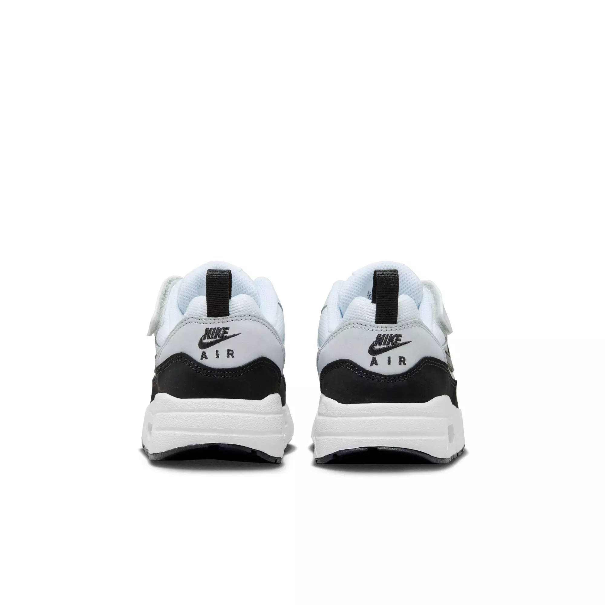 Nike Air Max 1 EasyOn "White/Black/Pure Platinum" Preschool Boys' Shoe - WHITE/BLACK