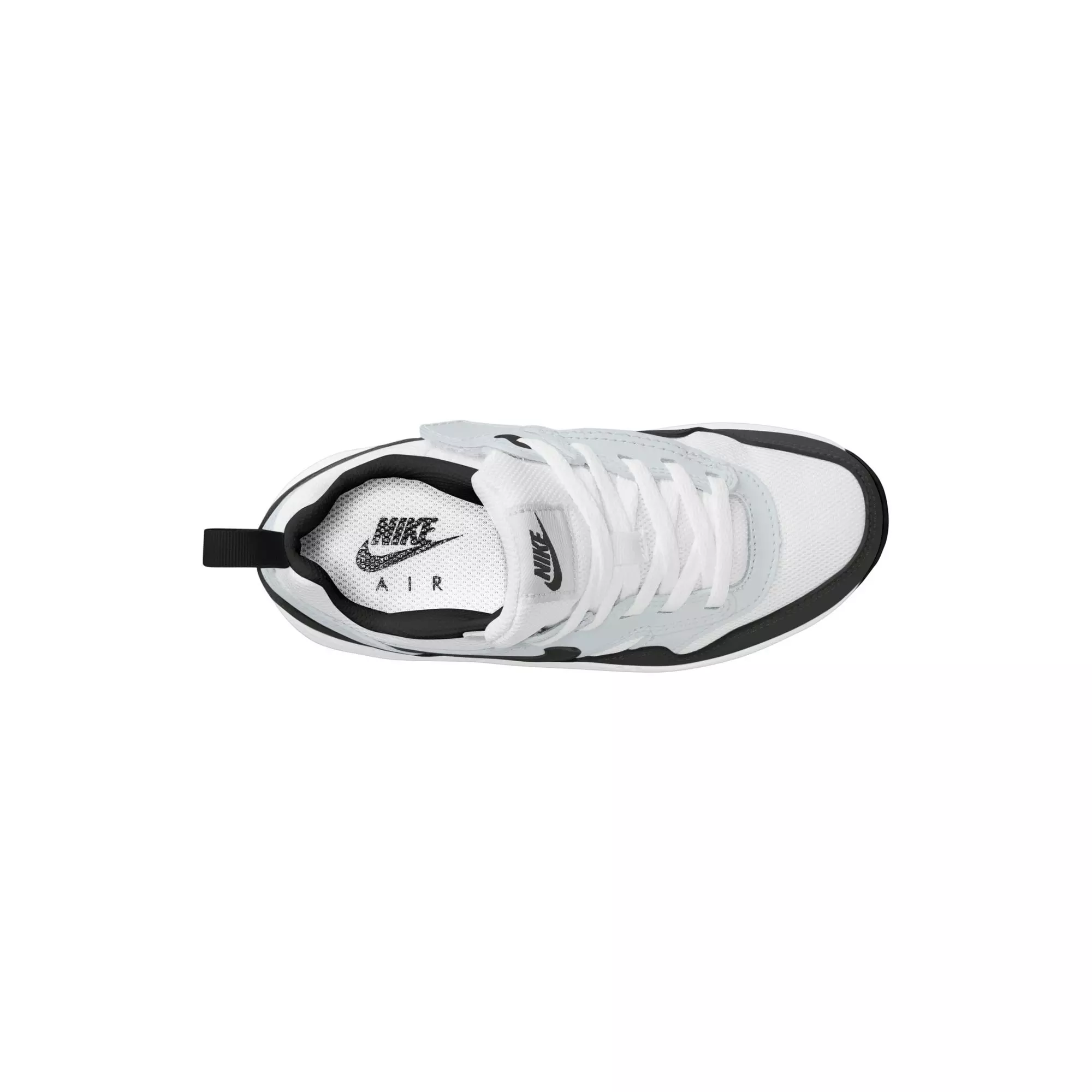 Nike Air Max 1 EasyOn "White/Black/Pure Platinum" Preschool Boys' Shoe - WHITE/BLACK