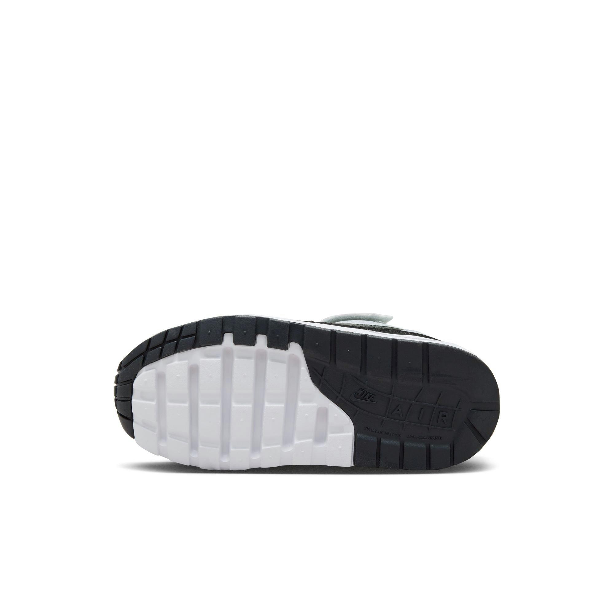 Nike Air Max 1 EasyOn Preschool Boys' "White/Black/Pure Platinum" Shoe