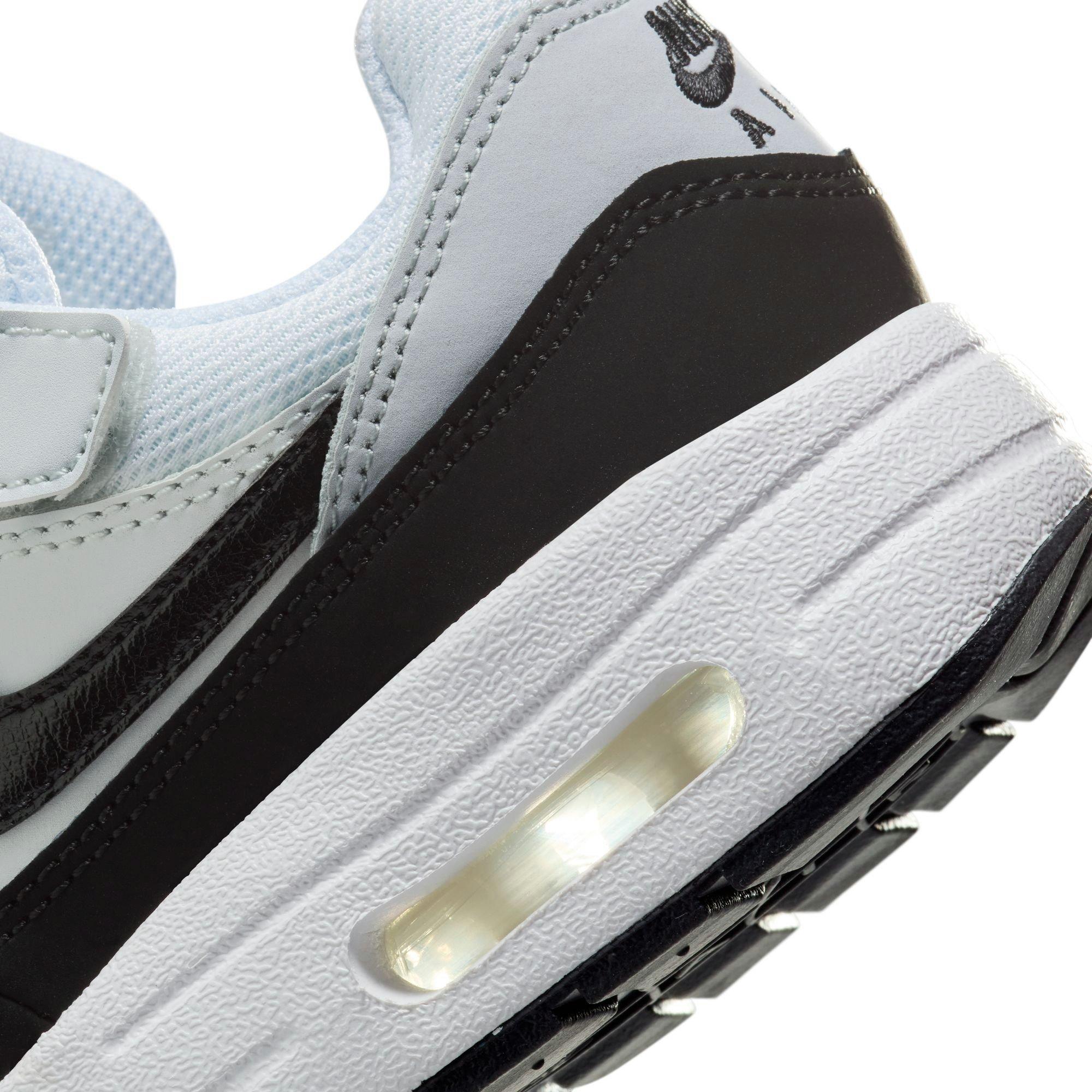 Nike Air Max 1 EasyOn Preschool Boys' "White/Black/Pure Platinum" Shoe