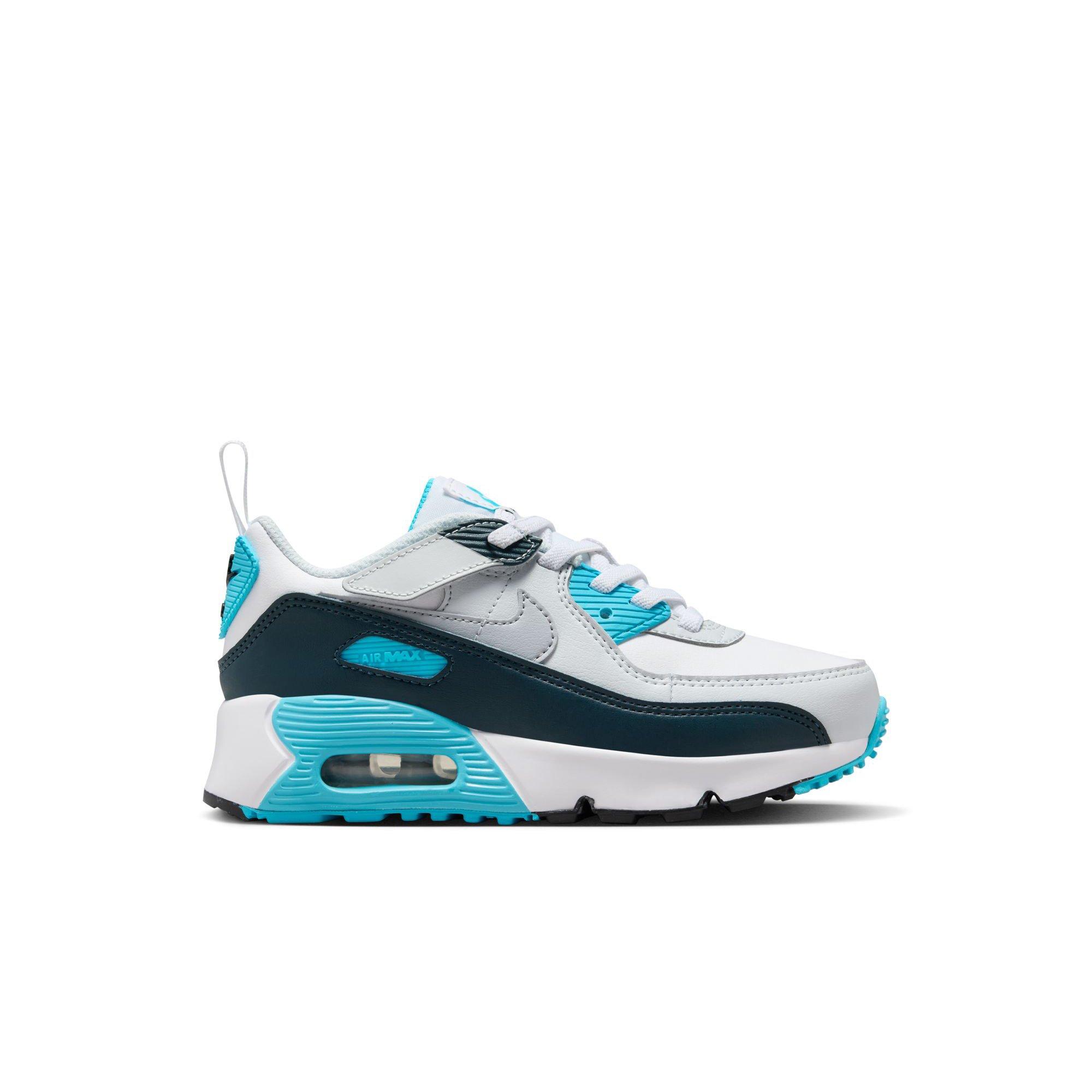 Nike Air Max 90 Men’s Sneakers — White/Teal/Navy/Gray Nike Air Max 90 Copa Snowflake Wolf Cool Grey Shoes DQ0789  main image 2