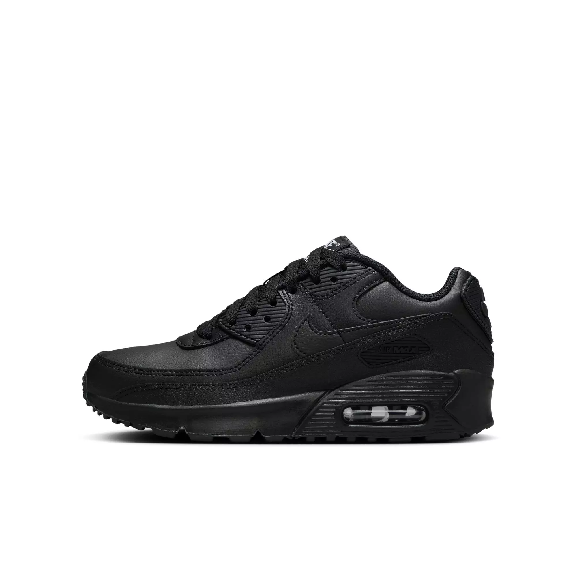 Nike Air Max 90 "Black/White" Preschool Boys' Shoe