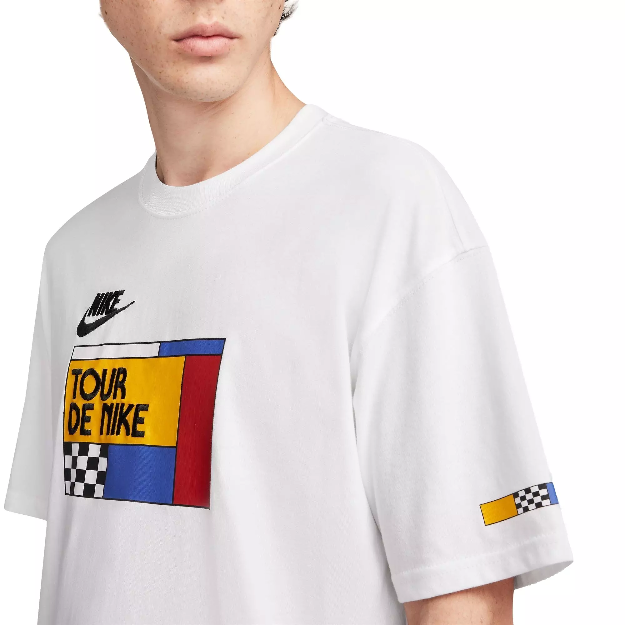Nike Men's Sportswear Tour De Nike Tee - WHITE