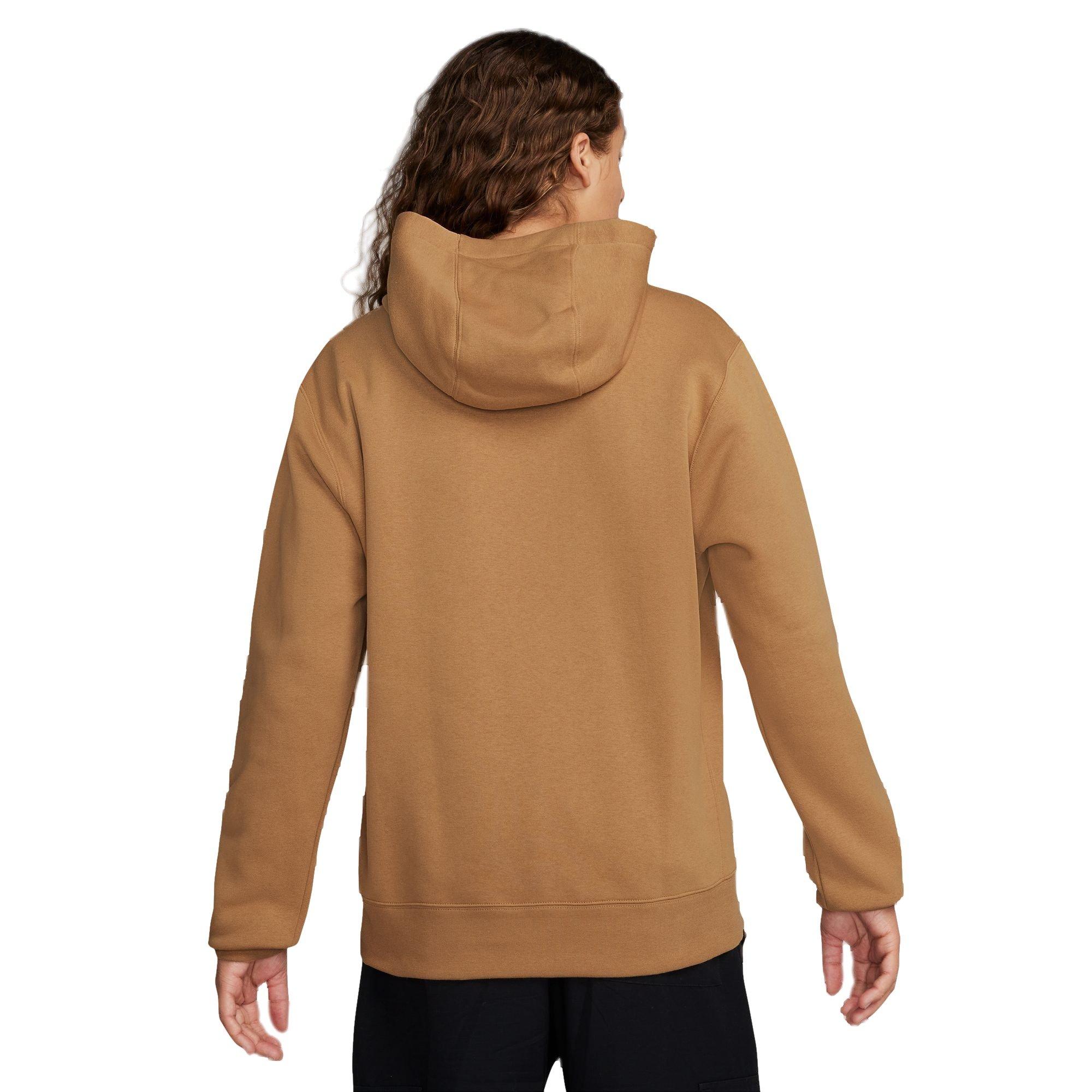 Nike Men's Sportswear Club Fleece Pullover Hoodie-Beige - BEIGE Thumbnail View 2
