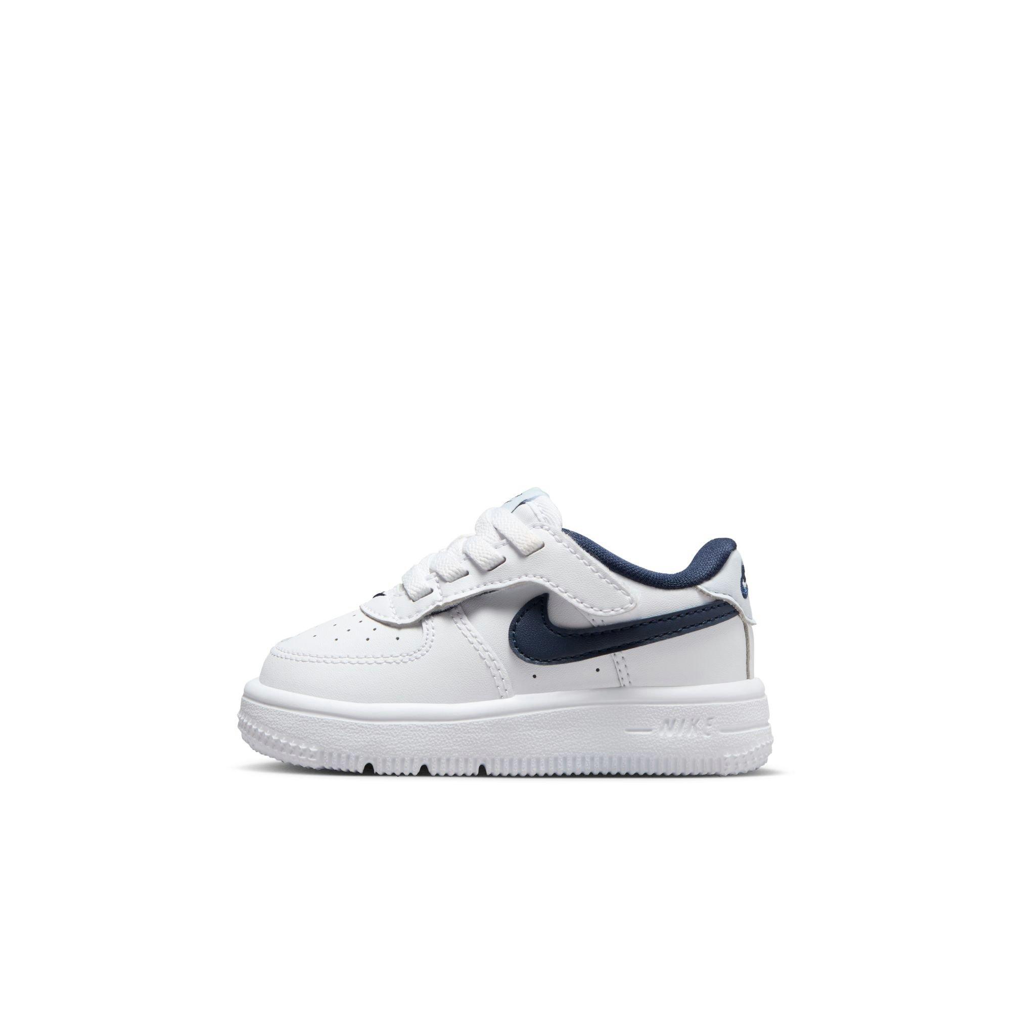 Nike Air Force 1 Low EasyOn Toddler Boys' White/Midnight Navy/Football Grey Shoe