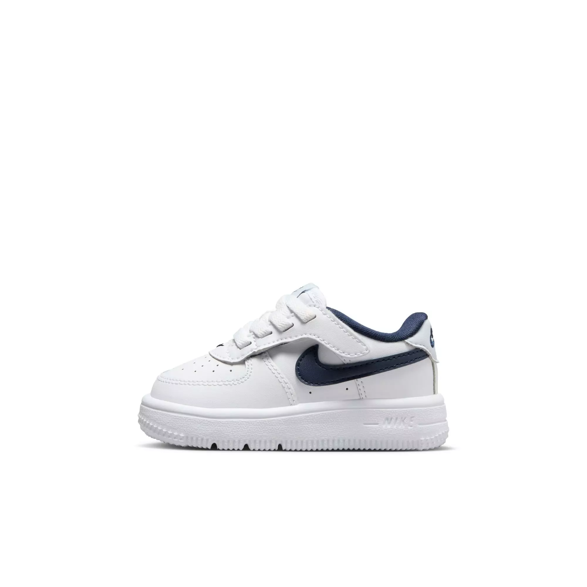 Nike Air Force 1 Low EasyOn "White/Midnight Navy/Football Grey" Toddler Boys' Shoe - WHITE/NAVY