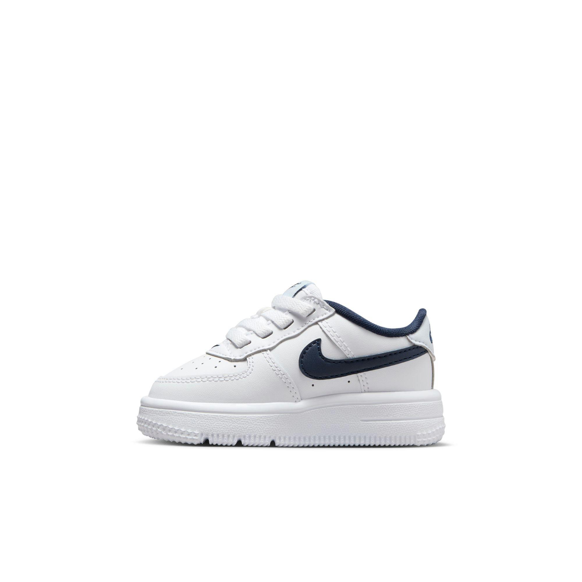 Nike Air Force 1 Low EasyOn Toddler Boys' White/Midnight Navy/Football Grey Shoe