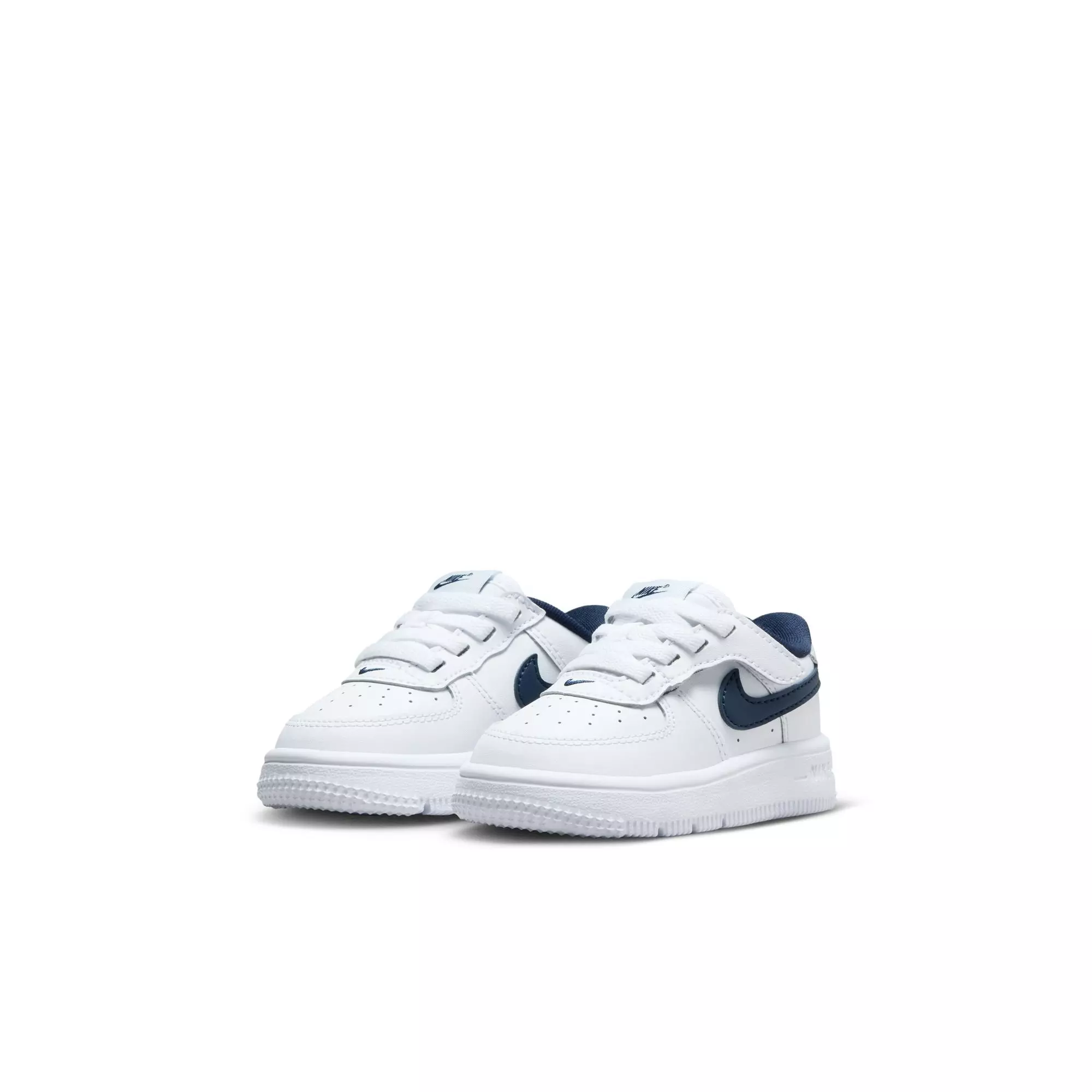 Nike Air Force 1 Low EasyOn "White/Midnight Navy/Football Grey" Toddler Boys' Shoe - WHITE/NAVY